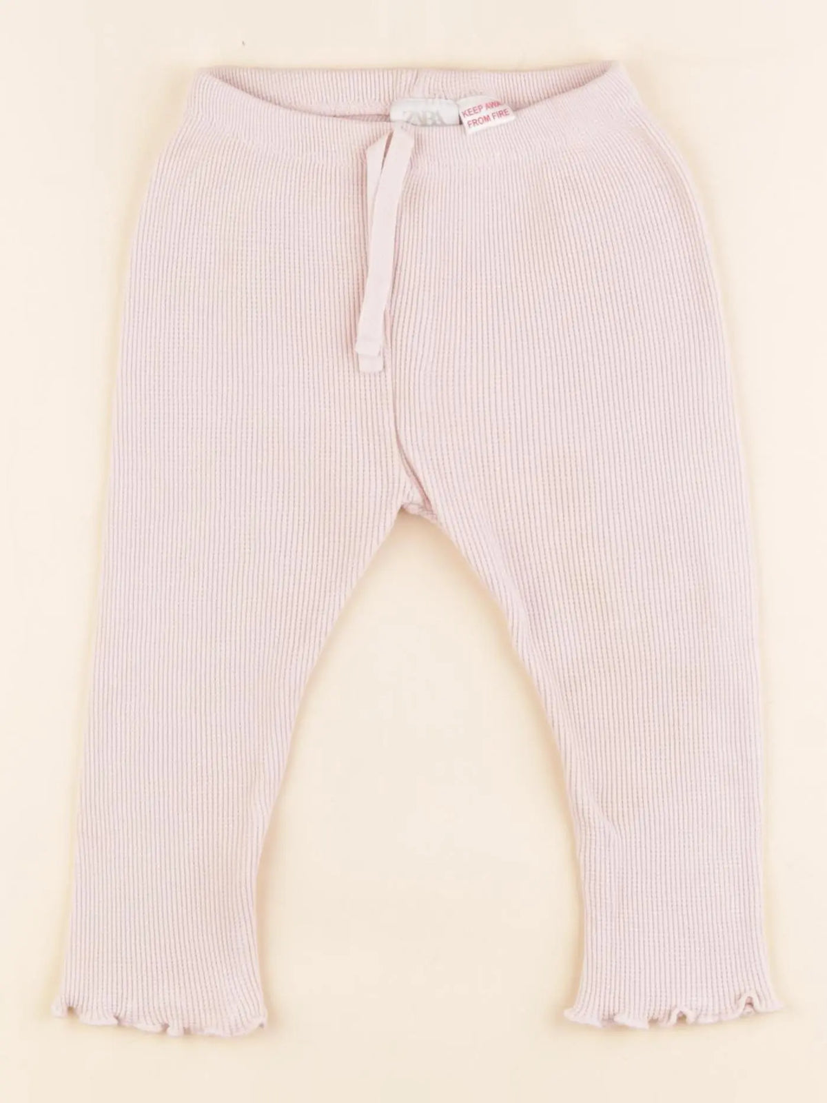 Zara - legging rose - 12/18 mois