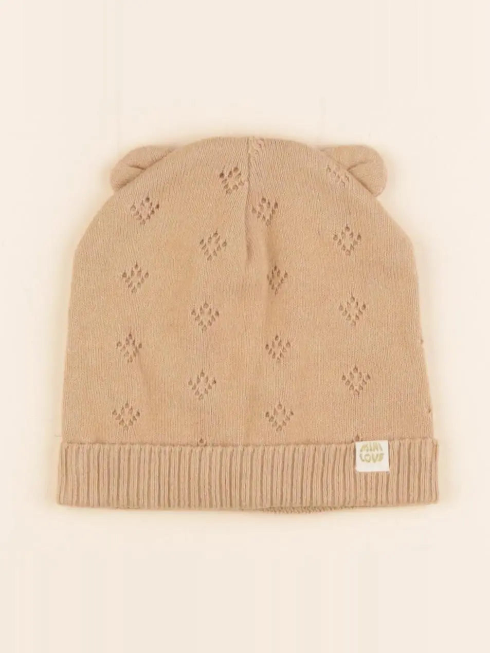 Vertbaudet - bonnet marron - 12/18 mois