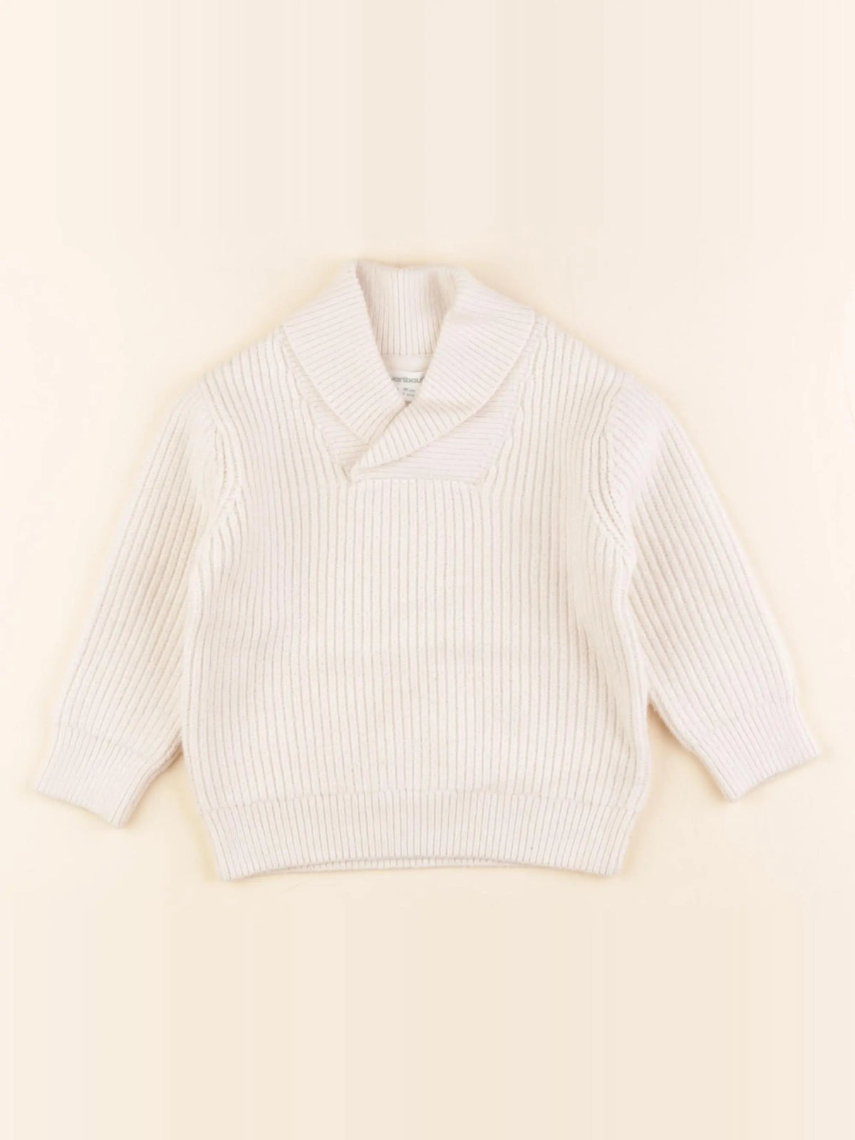 Vertbaudet - pull beige - 2 ans