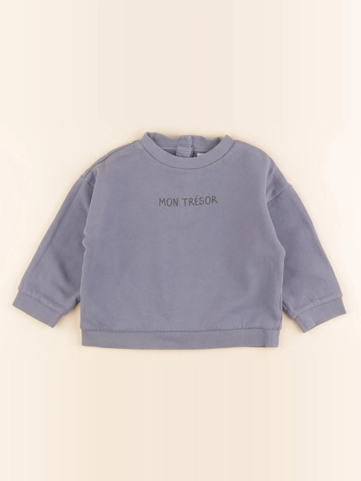 Vertbaudet - sweat bleu - 2 ans