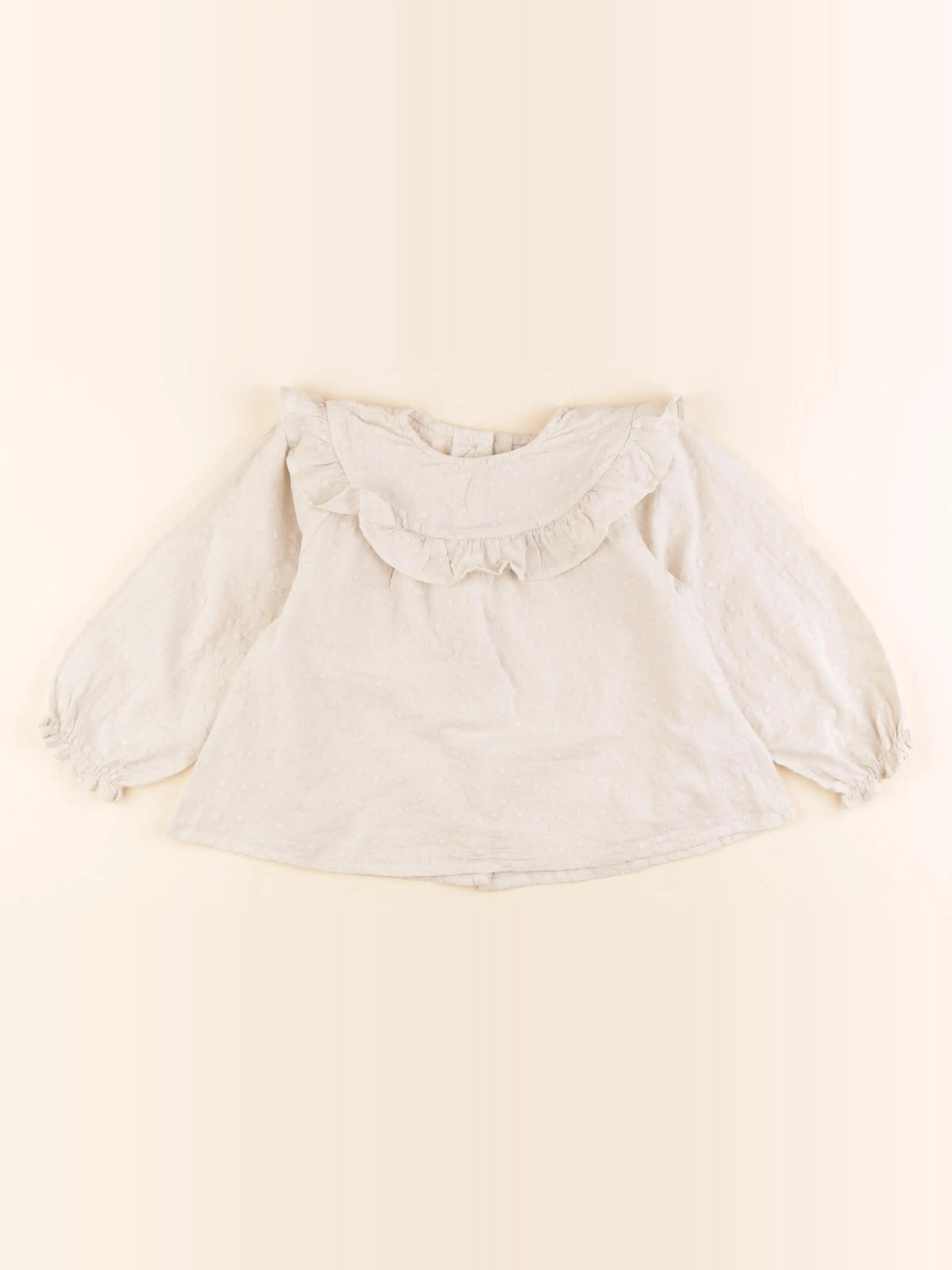 Vertbaudet - blouse beige - 36 mois