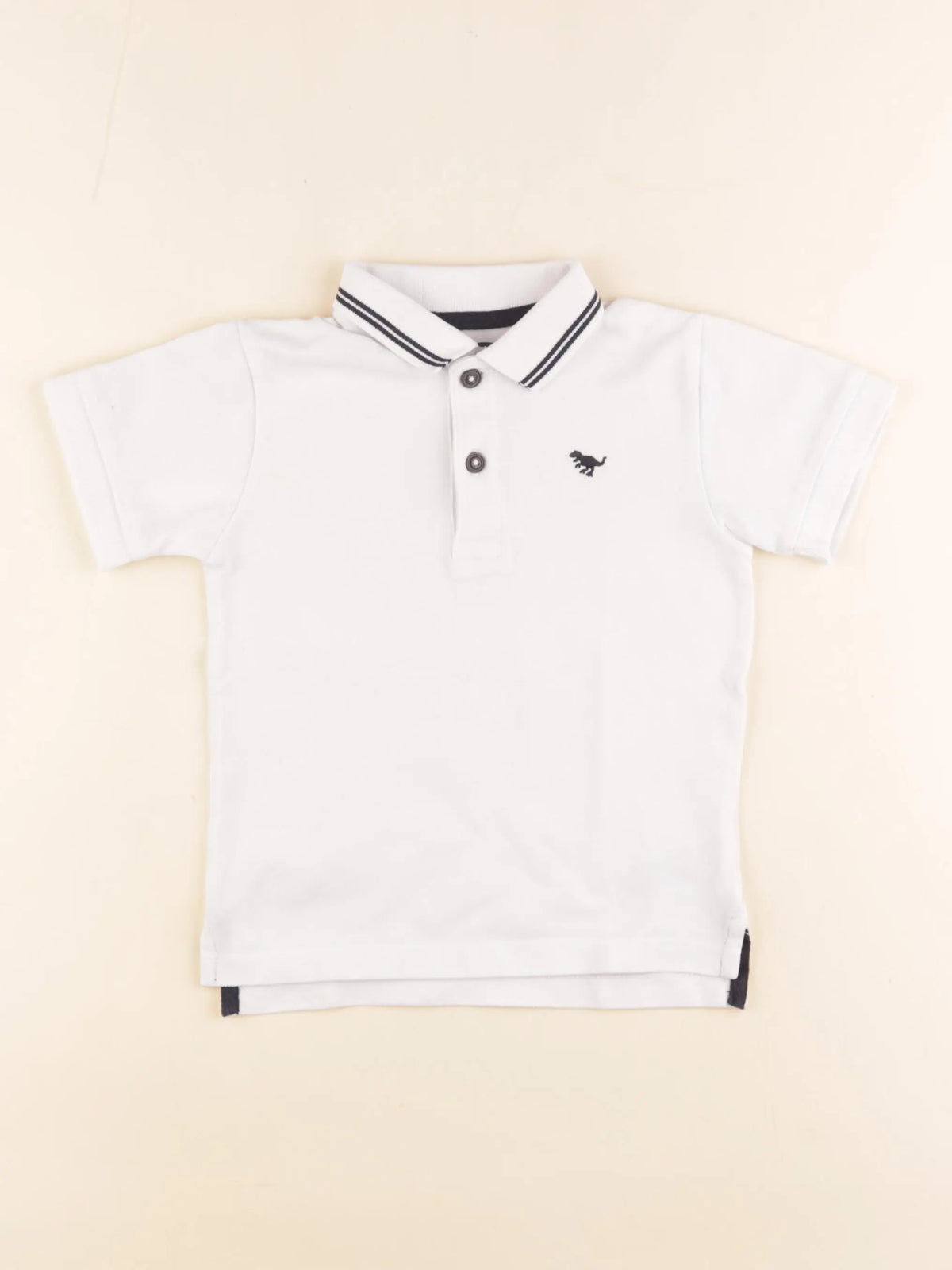 Next - polo blanc - 18/24 mois