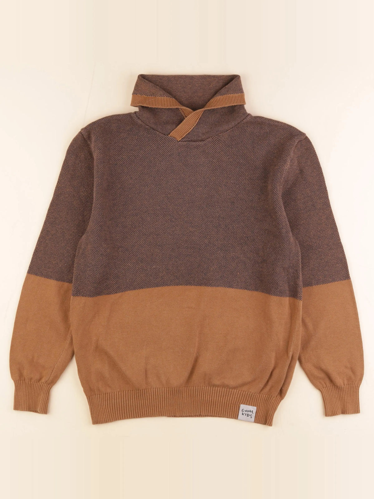 Vertbaudet - pull marron - 14 ans