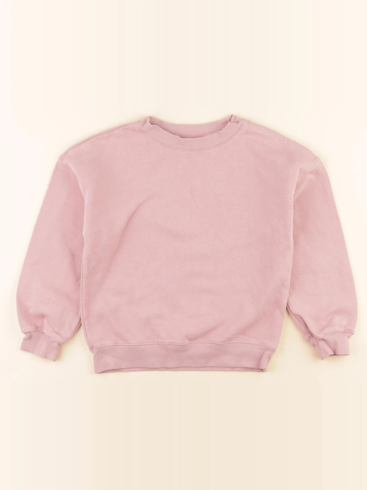 H&M - sweat rose - 6/8 ans