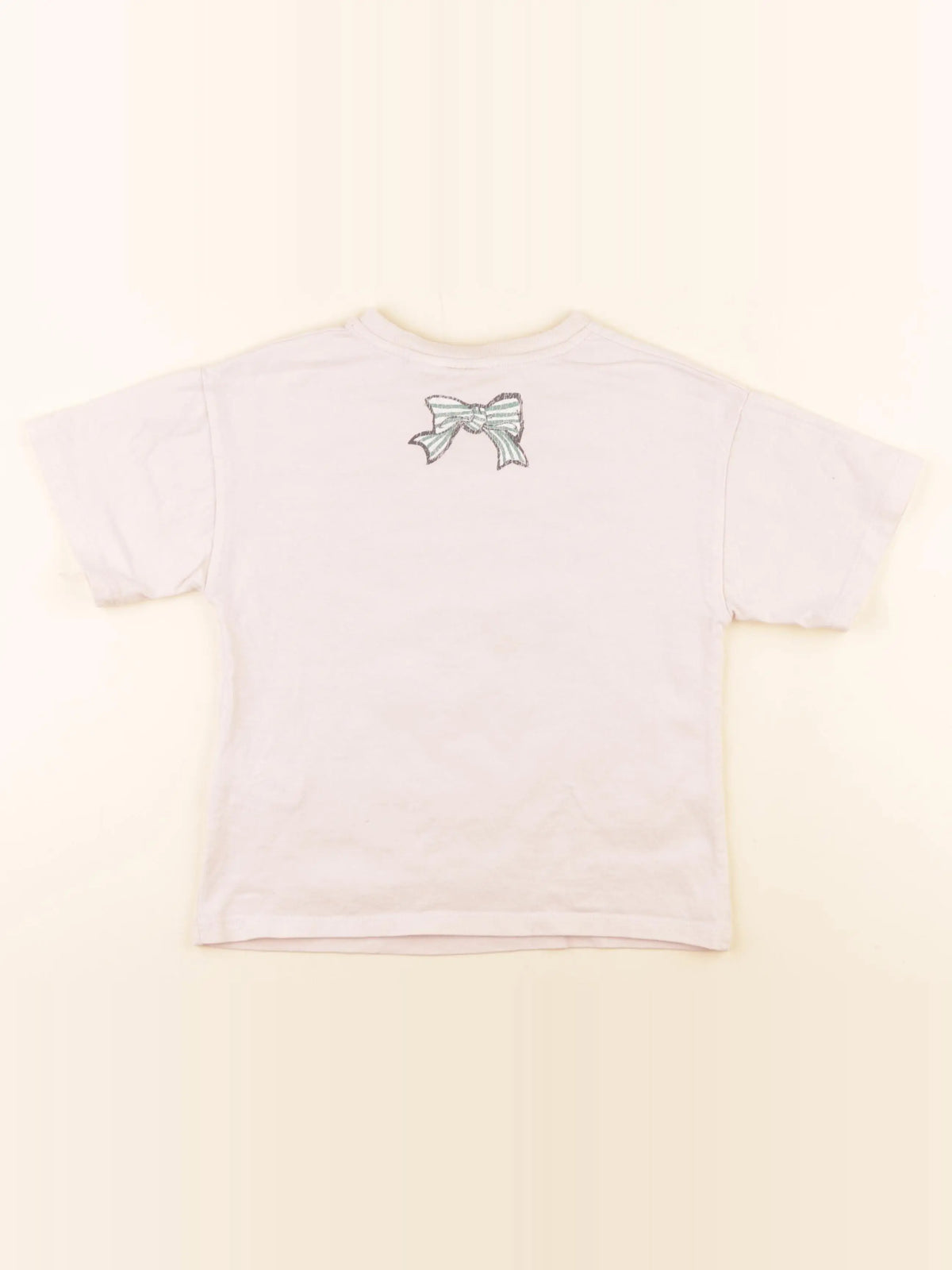 Zara - tee-shirt imprimé au dos rose - 6/7 ans