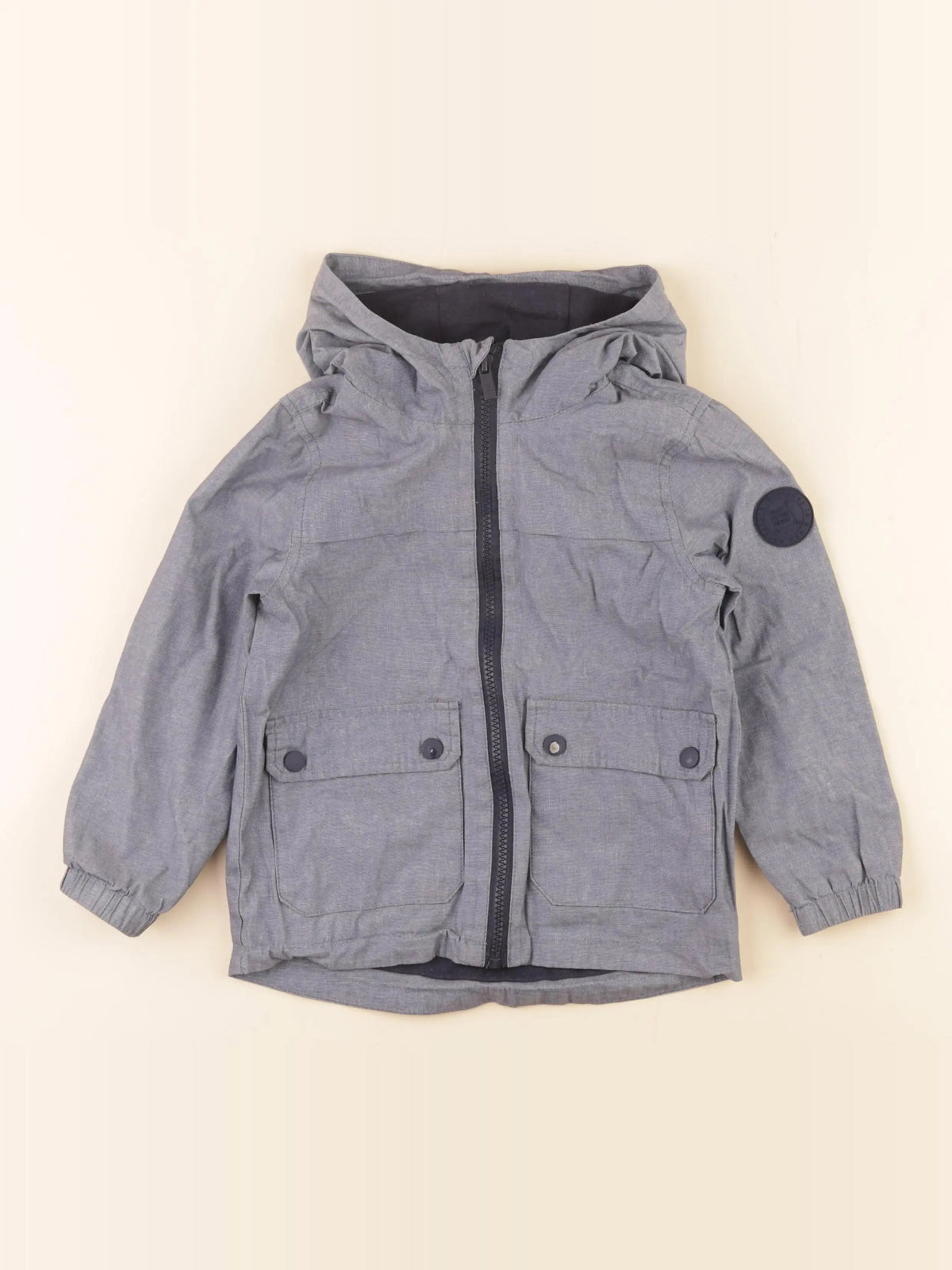 Vertbaudet - imperméable bleu - 4 ans