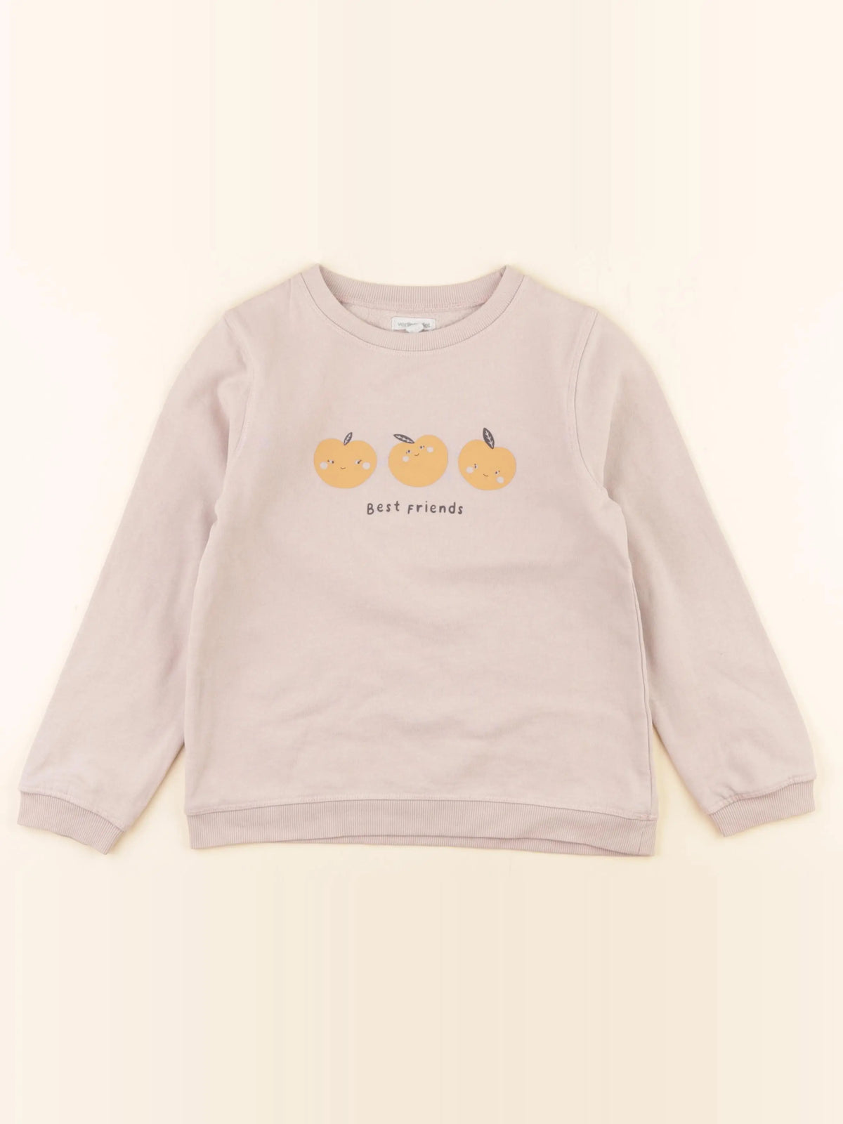Vertbaudet - sweat rose - 8 ans