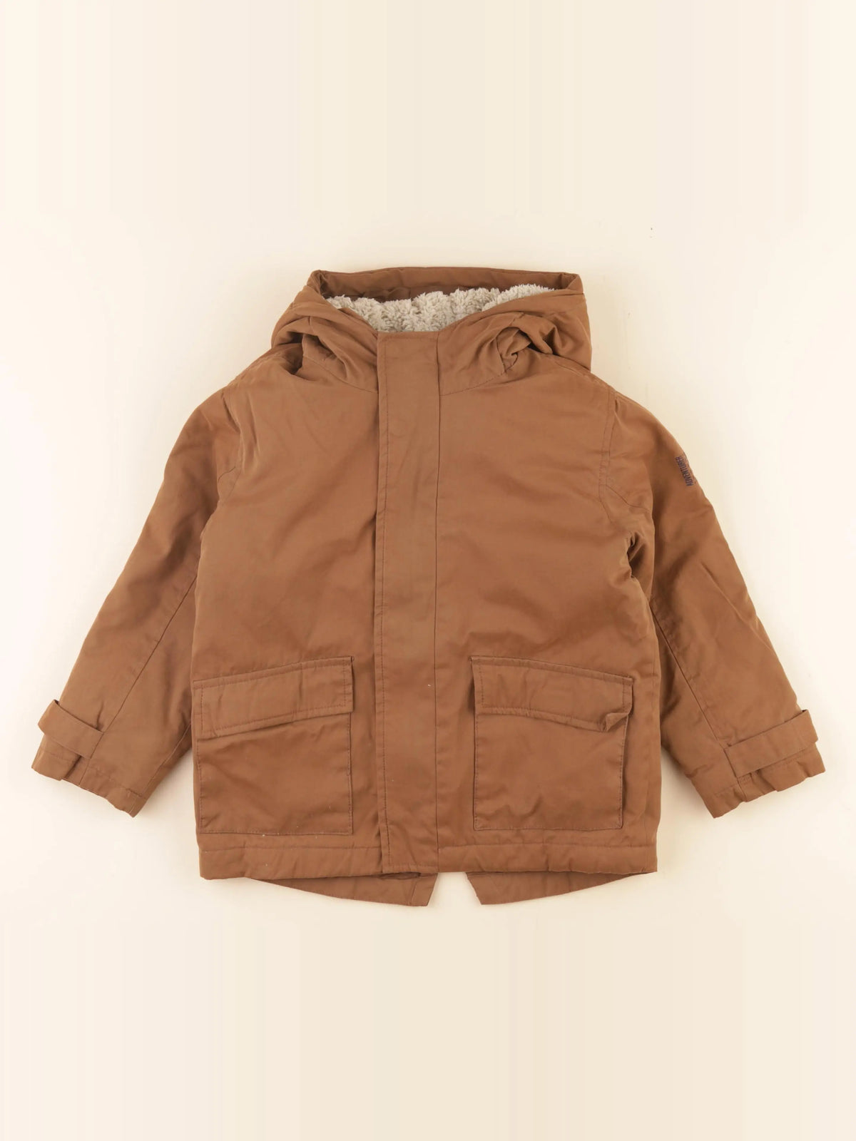 Vertbaudet - parka marron - 5 ans