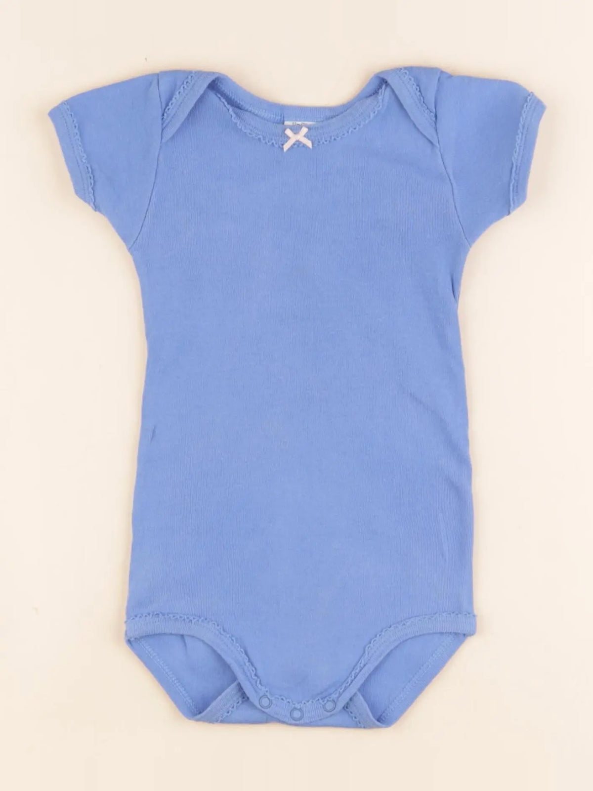 Petit Bateau - body bleu - 12 mois