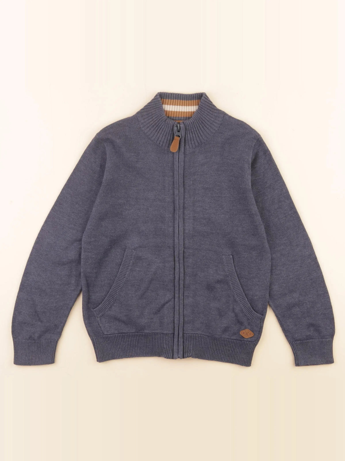 Vertbaudet - gilet gris - 6 ans