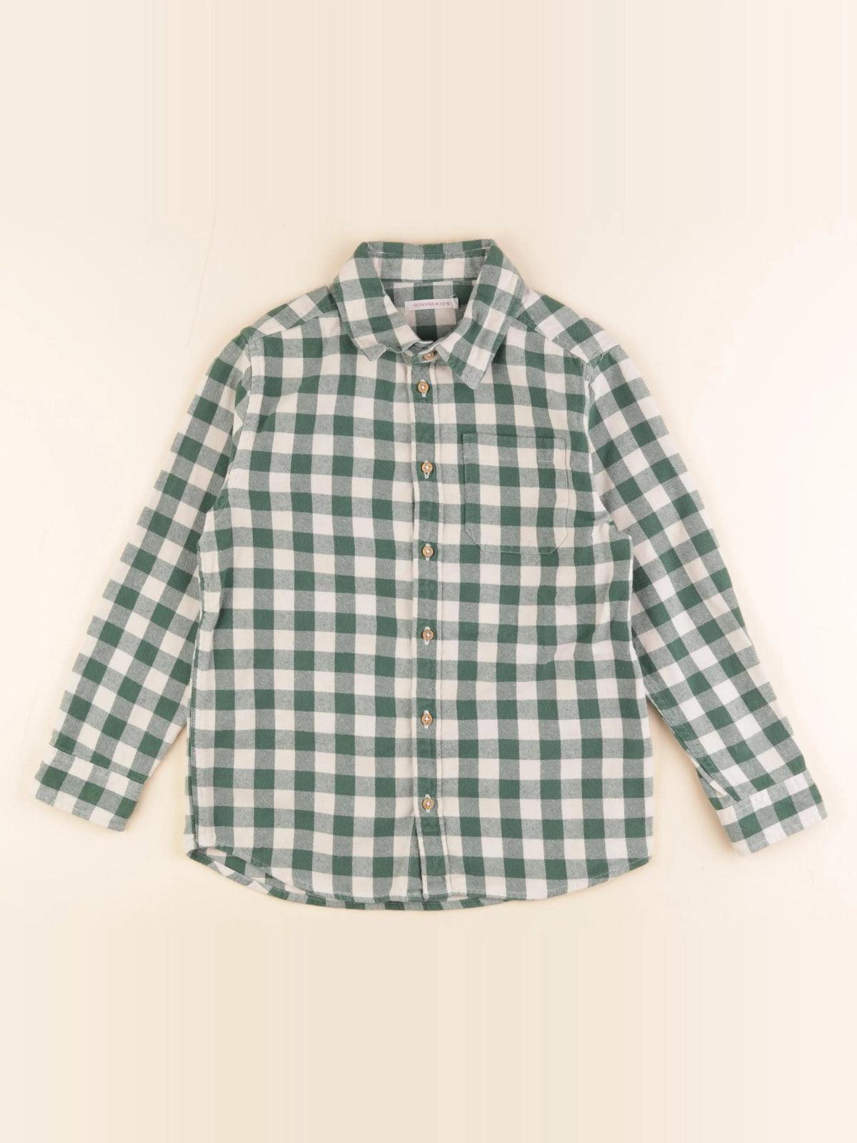 Monoprix - chemise vert - 8 ans