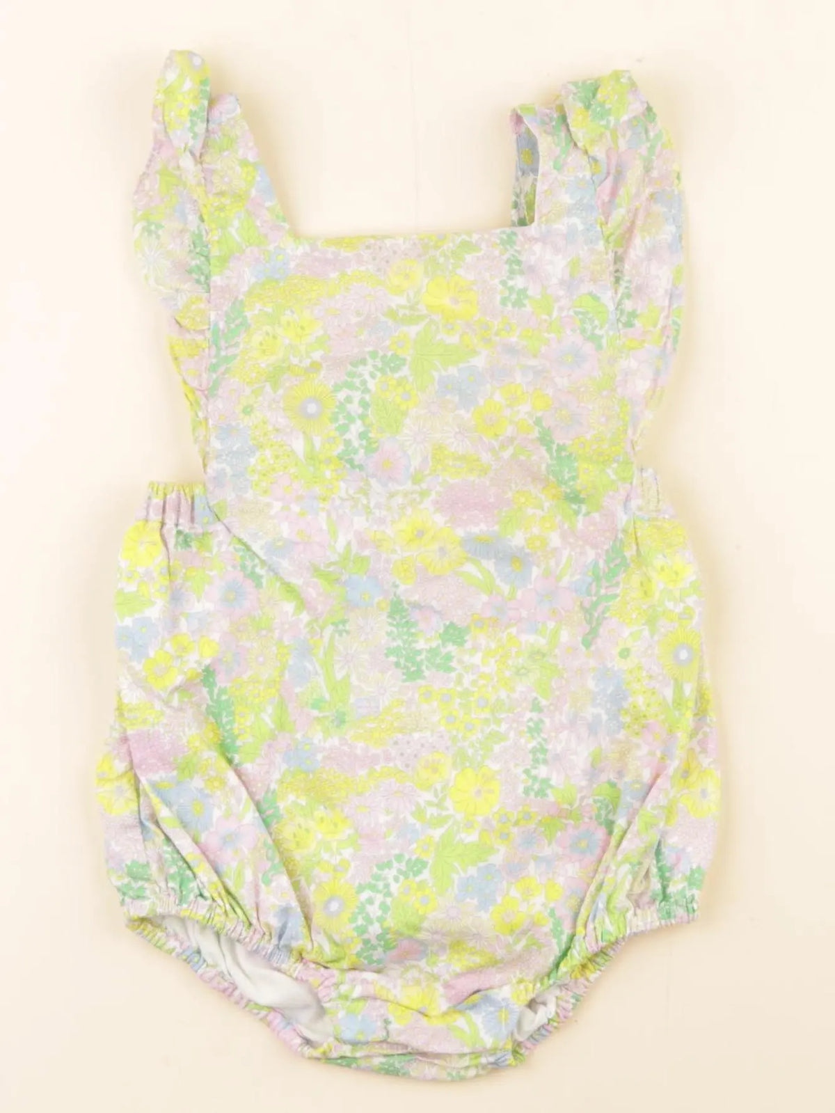 Jacadi - combinaison liberty multicolore - 12 mois