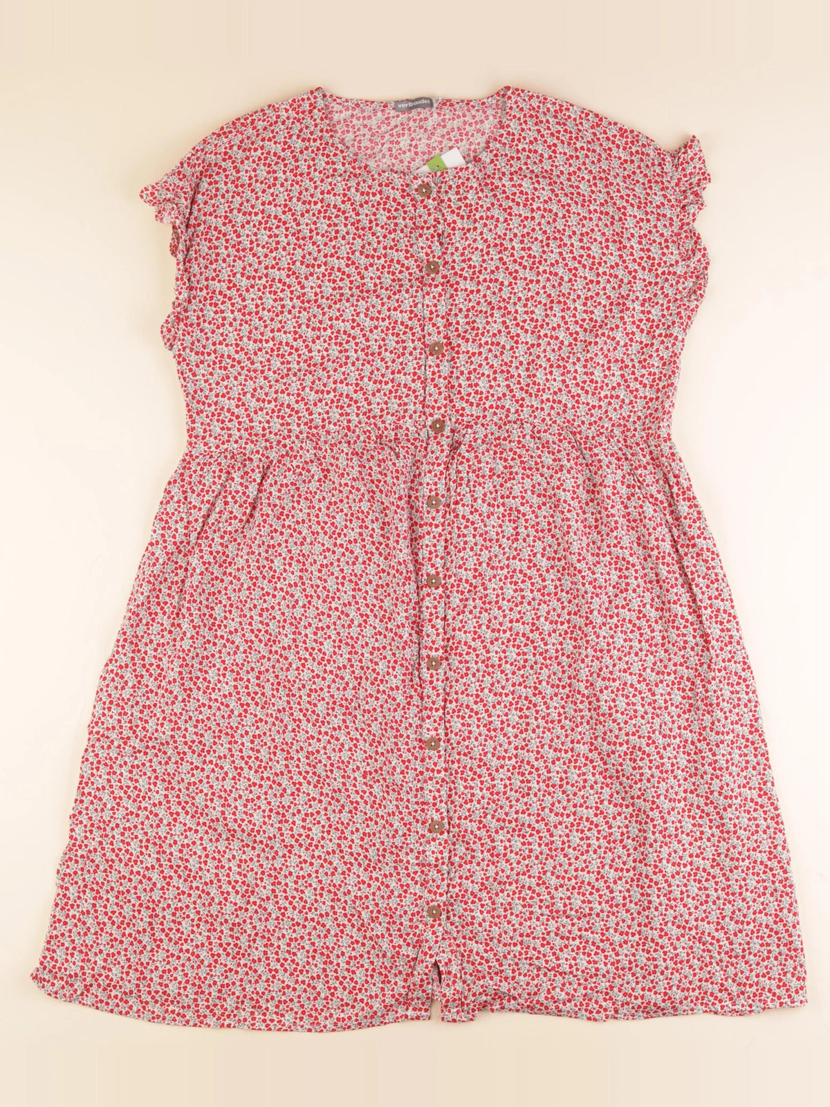 Vertbaudet - robe grossesse, allaitement rouge - 38
