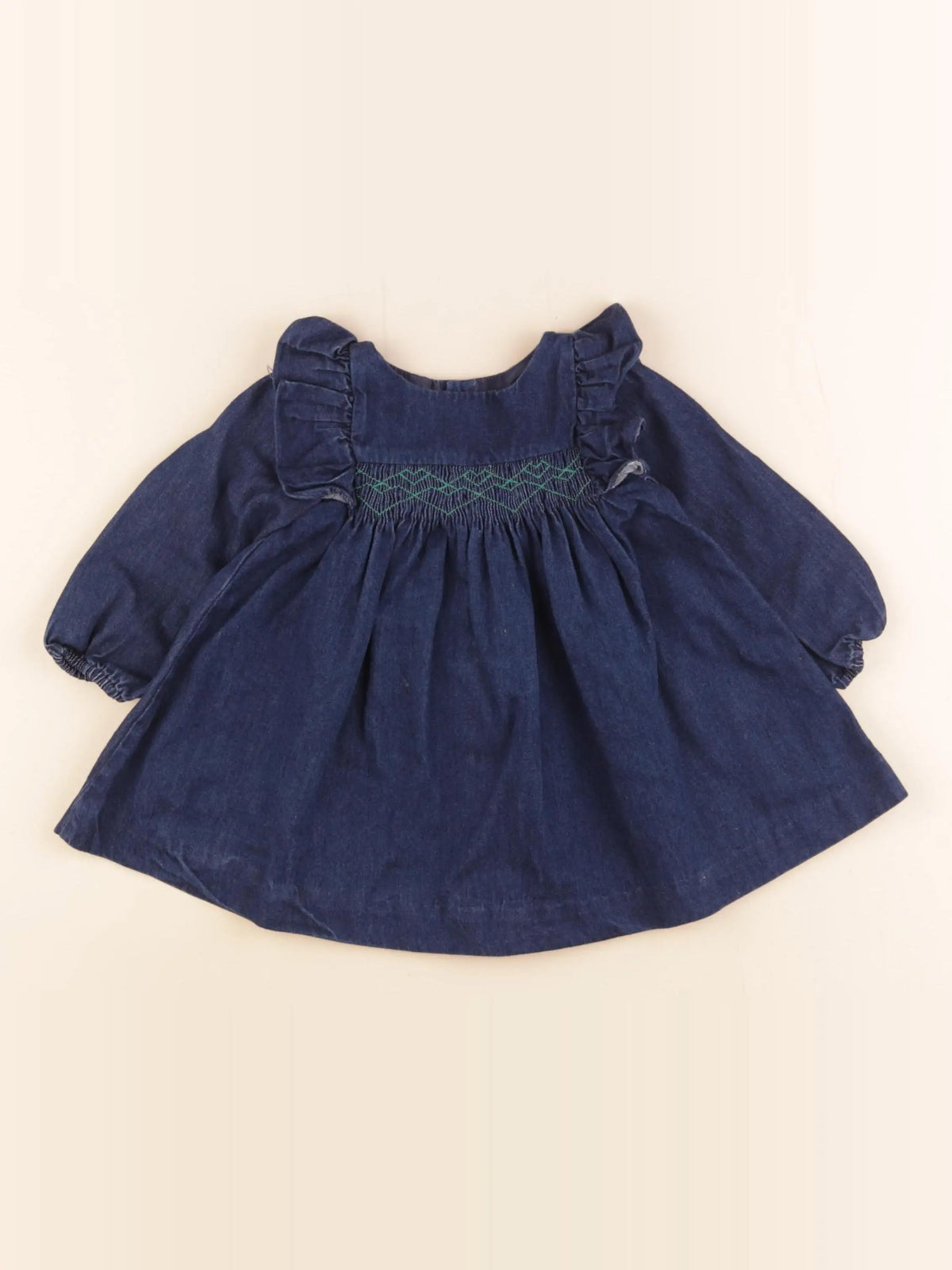Jacadi - robe bleu - 12 mois