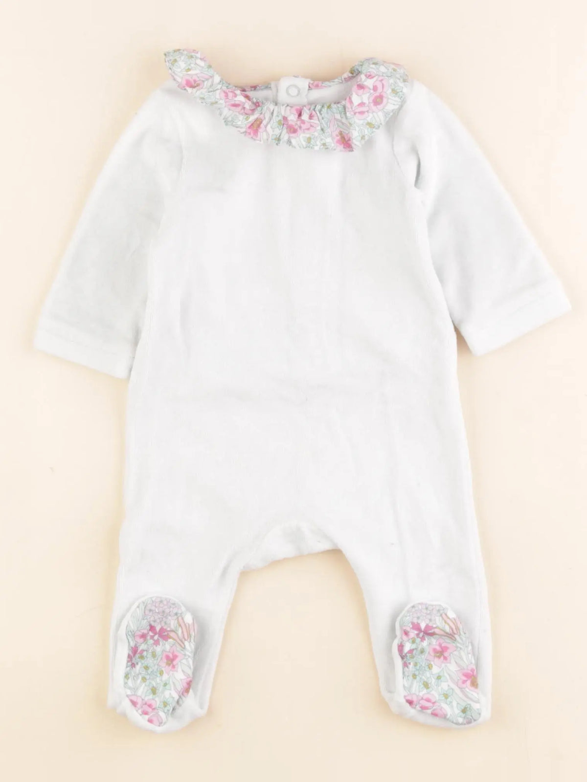 Jacadi - pyjama velours vert - 3 mois