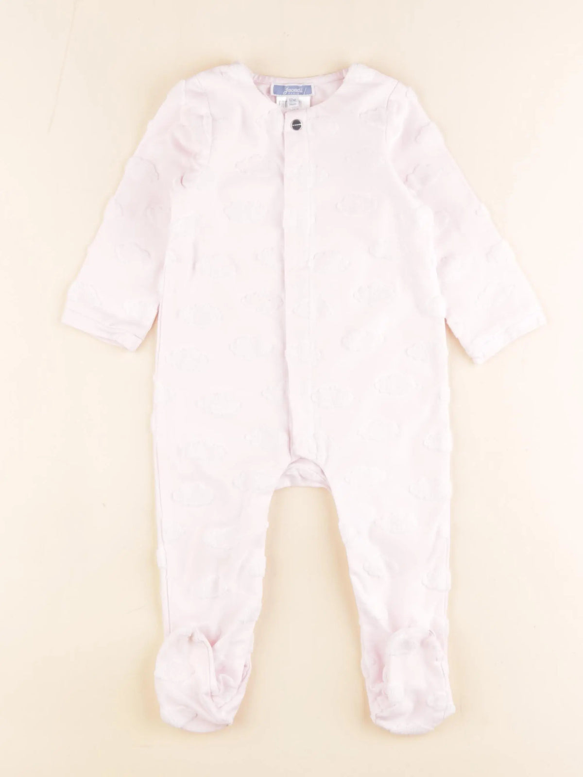 Jacadi - pyjama coton rose - 12 mois