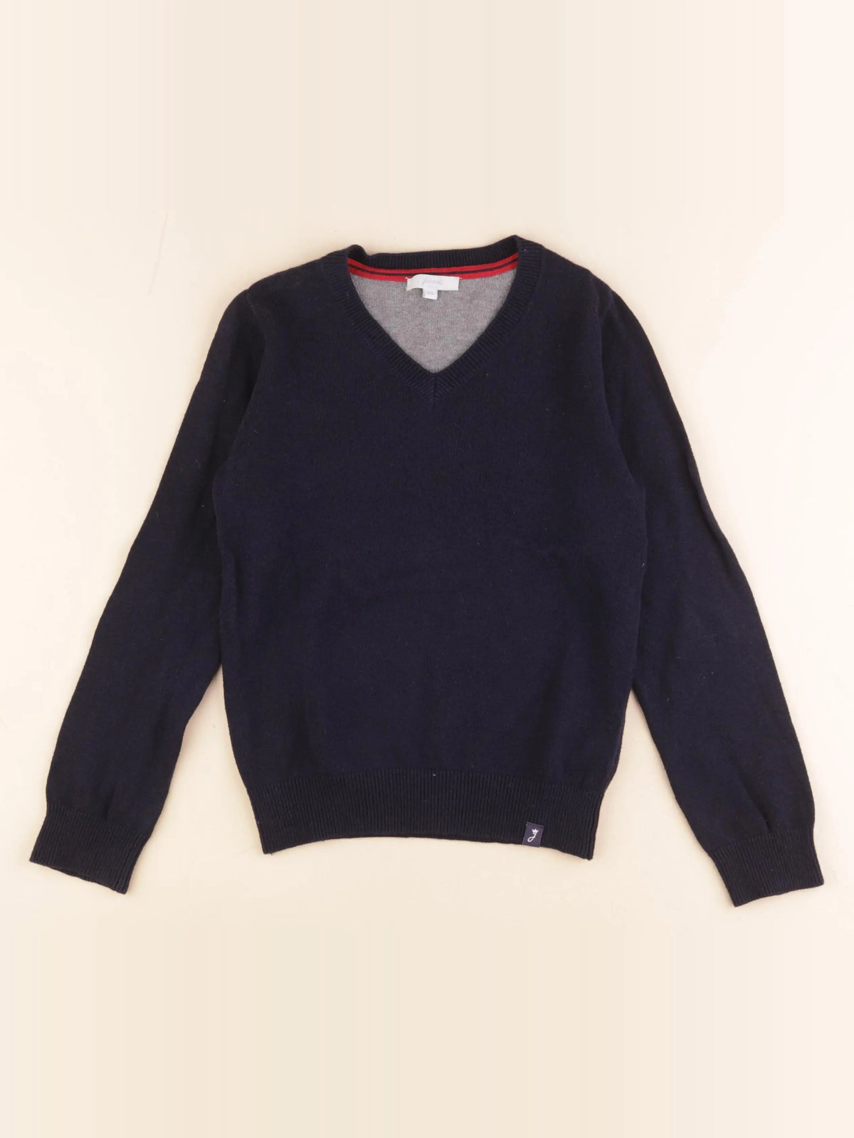 Jacadi - pull bleu - 8 ans