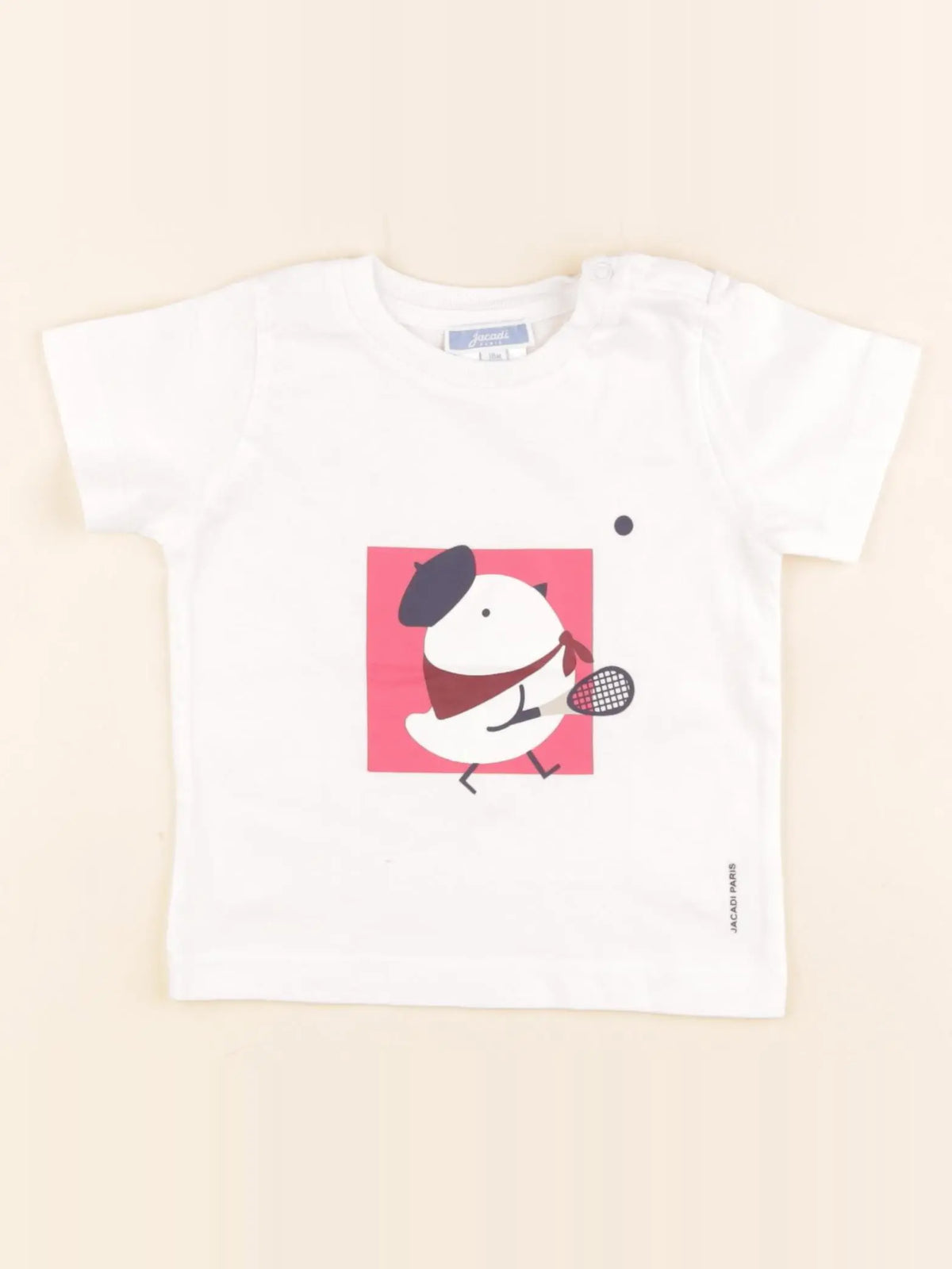 Jacadi - tee-shirt blanc - 18 mois