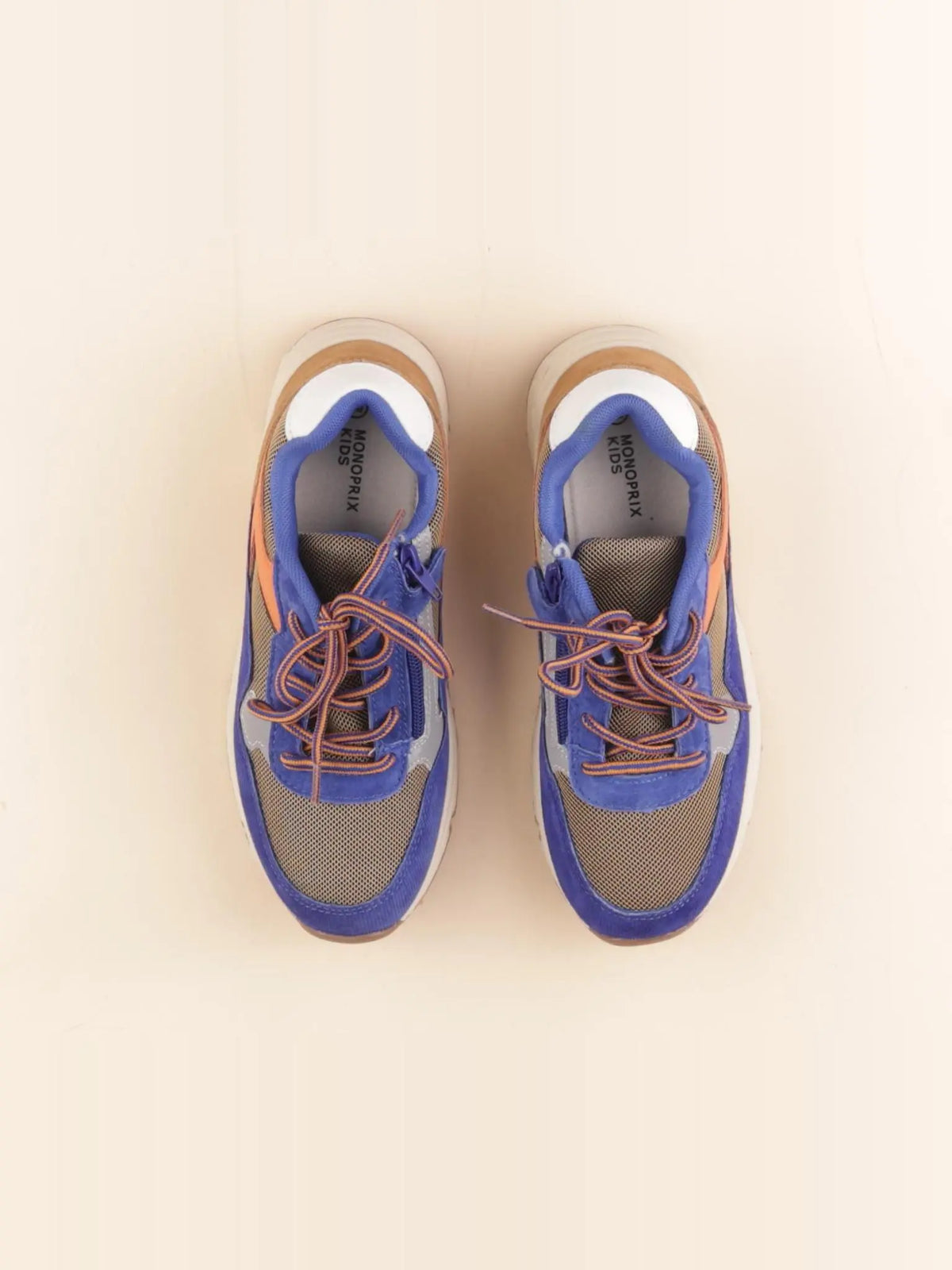 Monoprix - baskets bleu - pointure 36