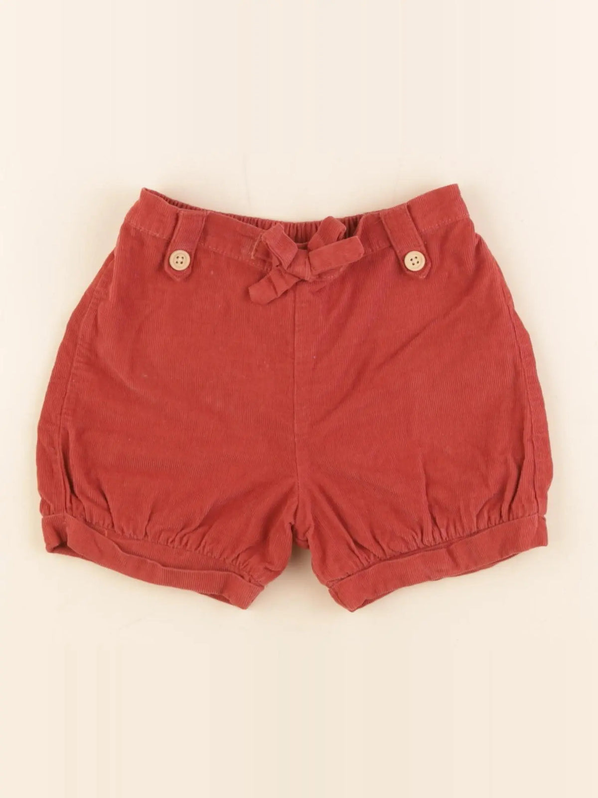 Cyrillus - short rouge - 24 mois