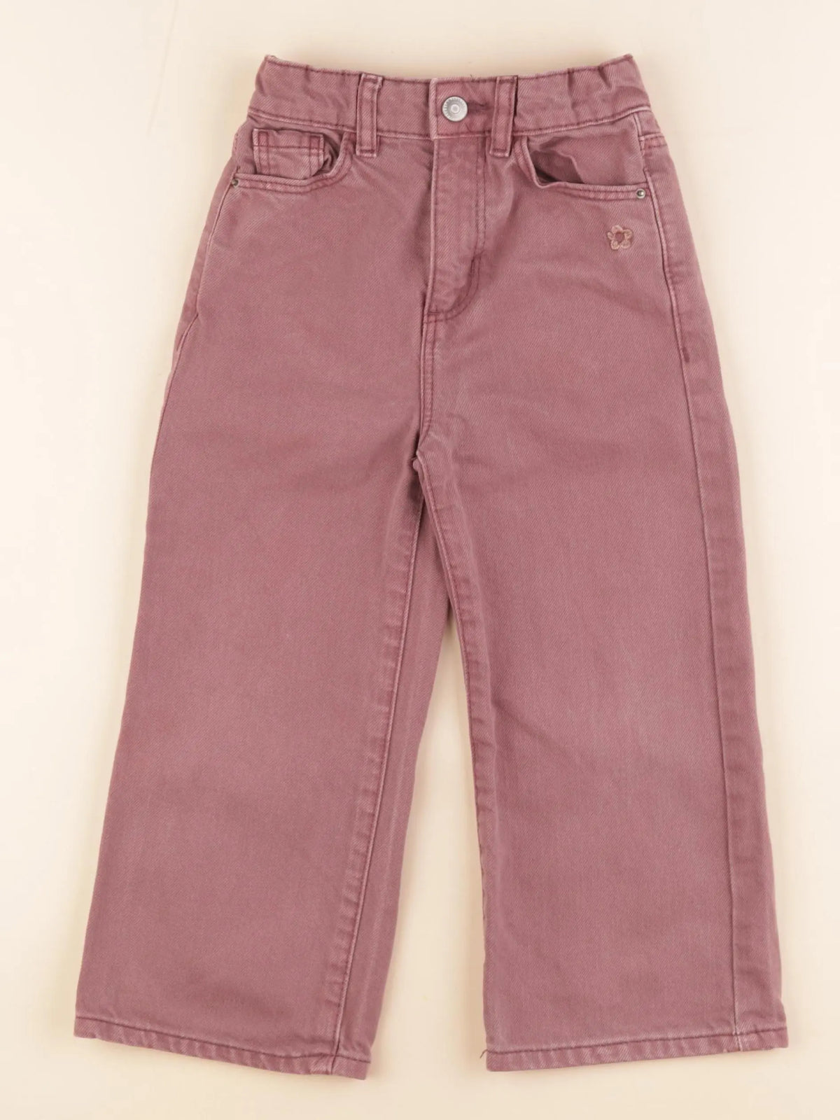 Vertbaudet - pantalon violet - 4 ans