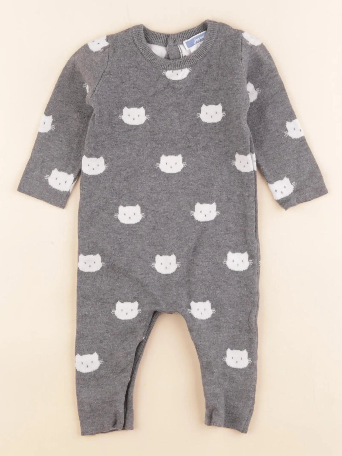 Jacadi - combinaison gris - 6 mois