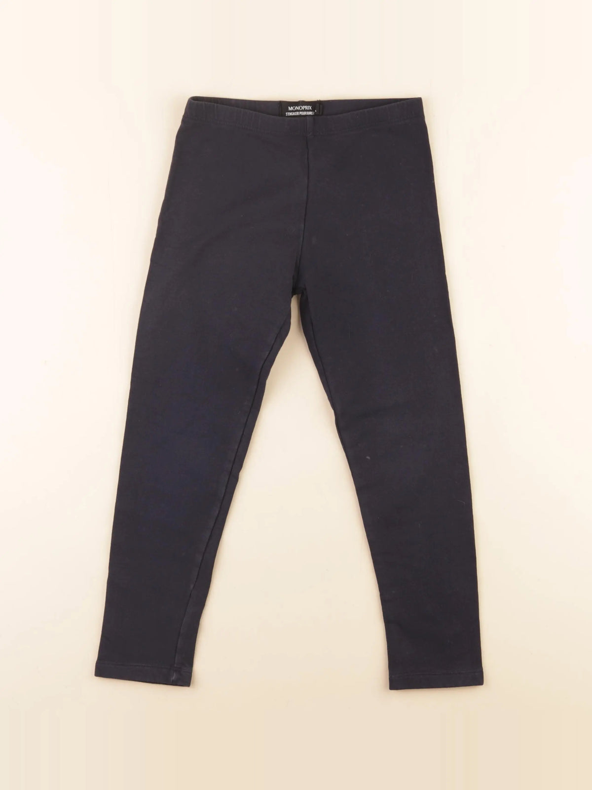 Monoprix - legging bleu - 6 ans