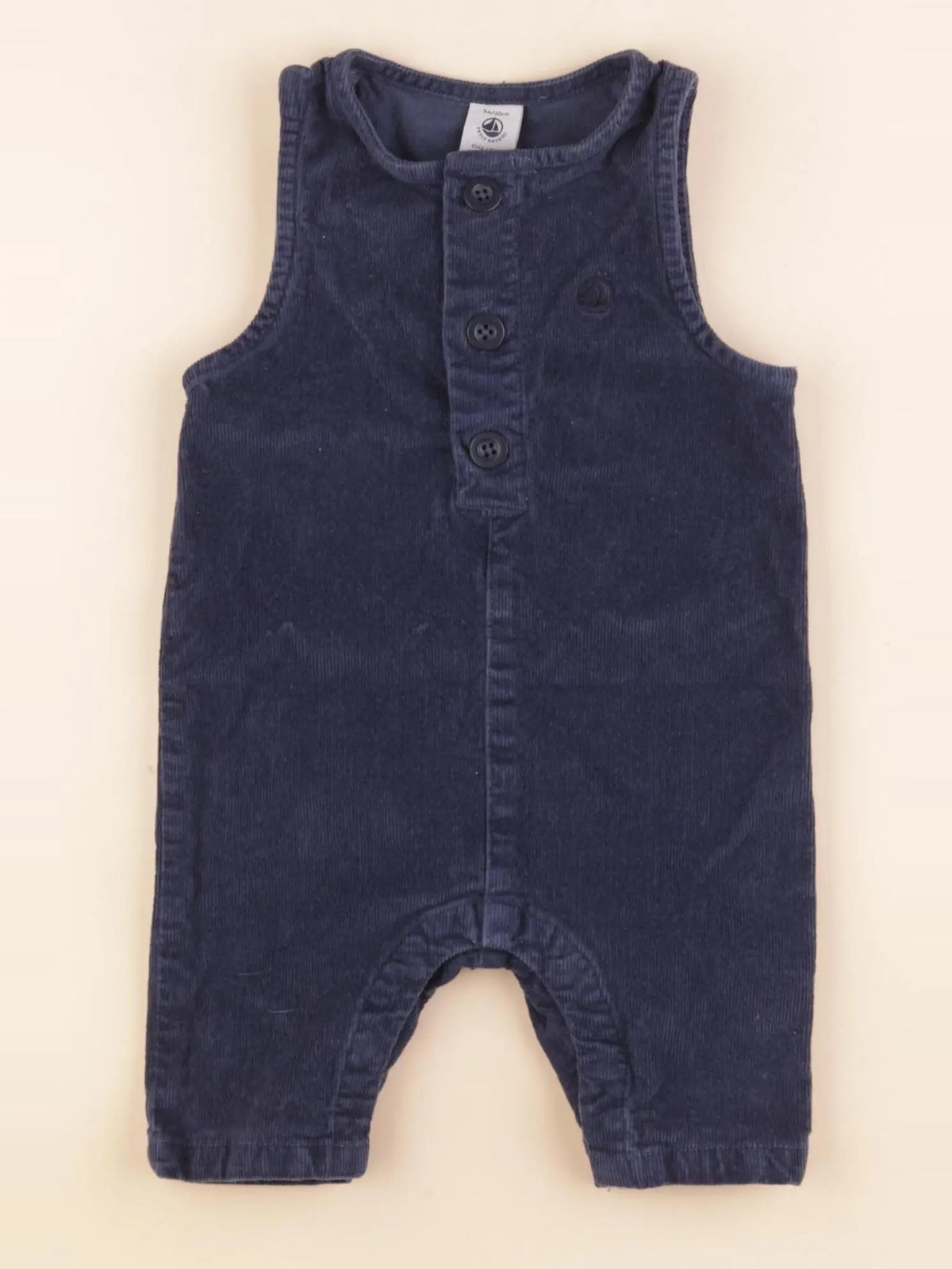 Petit Bateau - combinaison bleu - 3 mois