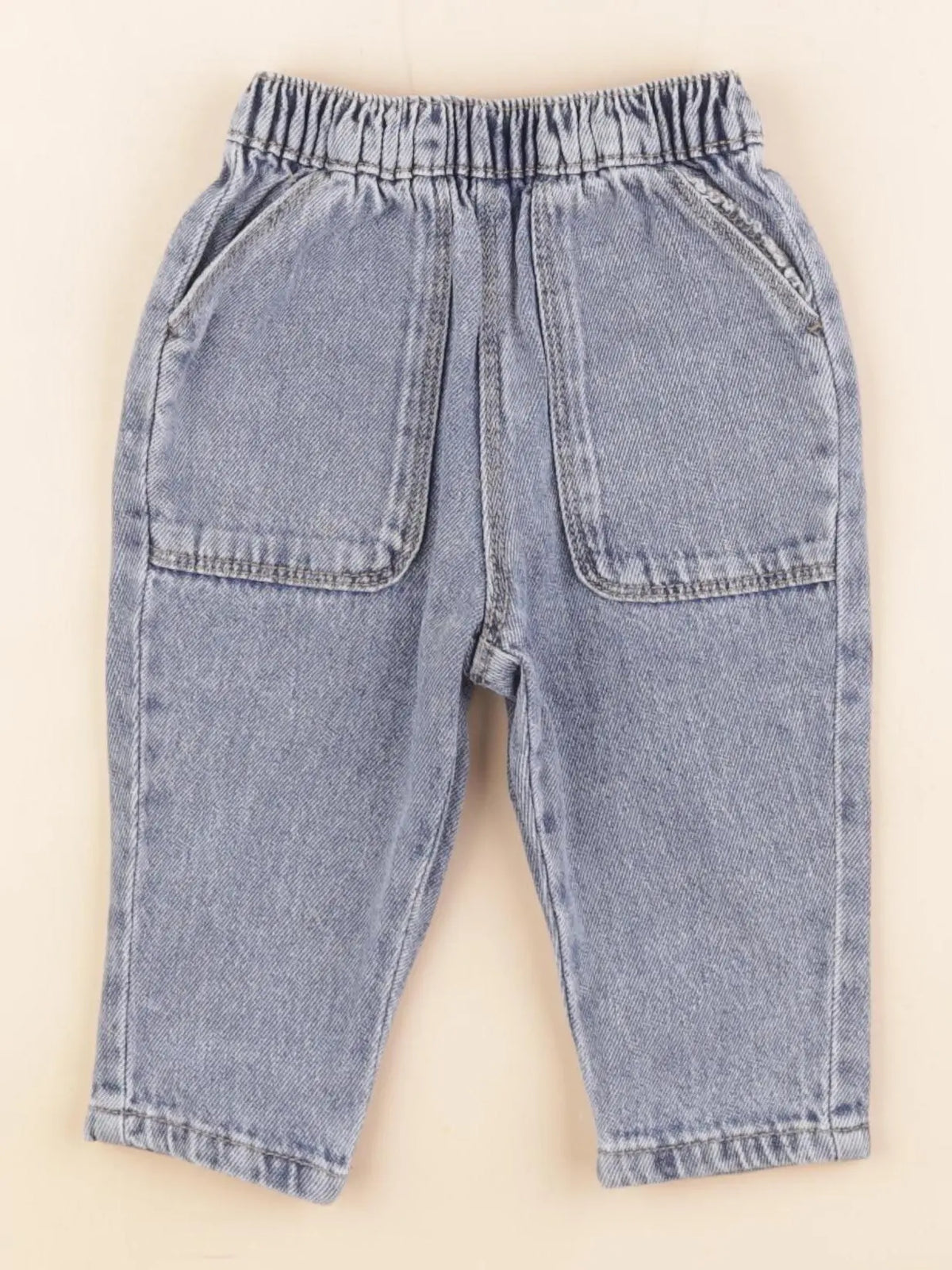Vertbaudet - pantalon bleu - 3 mois