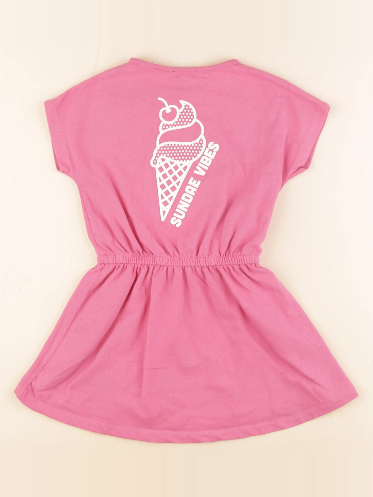 Okaidi - robe imprimé au dos rose - 6 ans