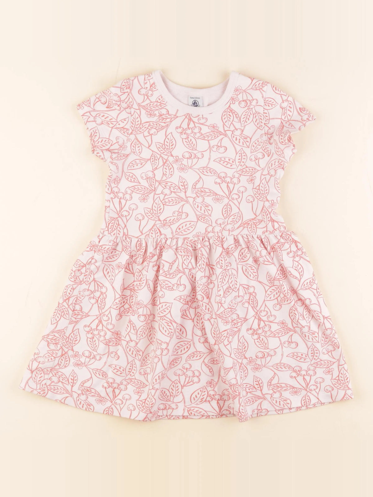 Petit Bateau - robe rose - 5 ans