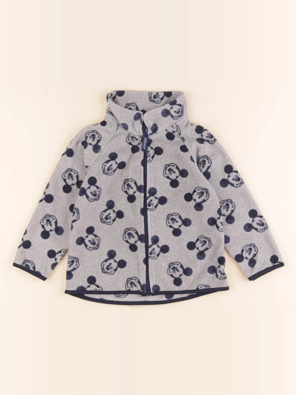 H&M - polaire gris - 12/18 mois