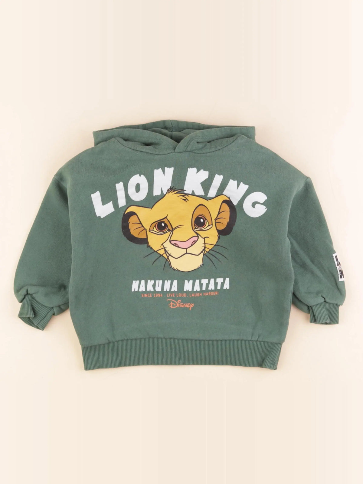 Zara - sweat vert - 18/24 mois