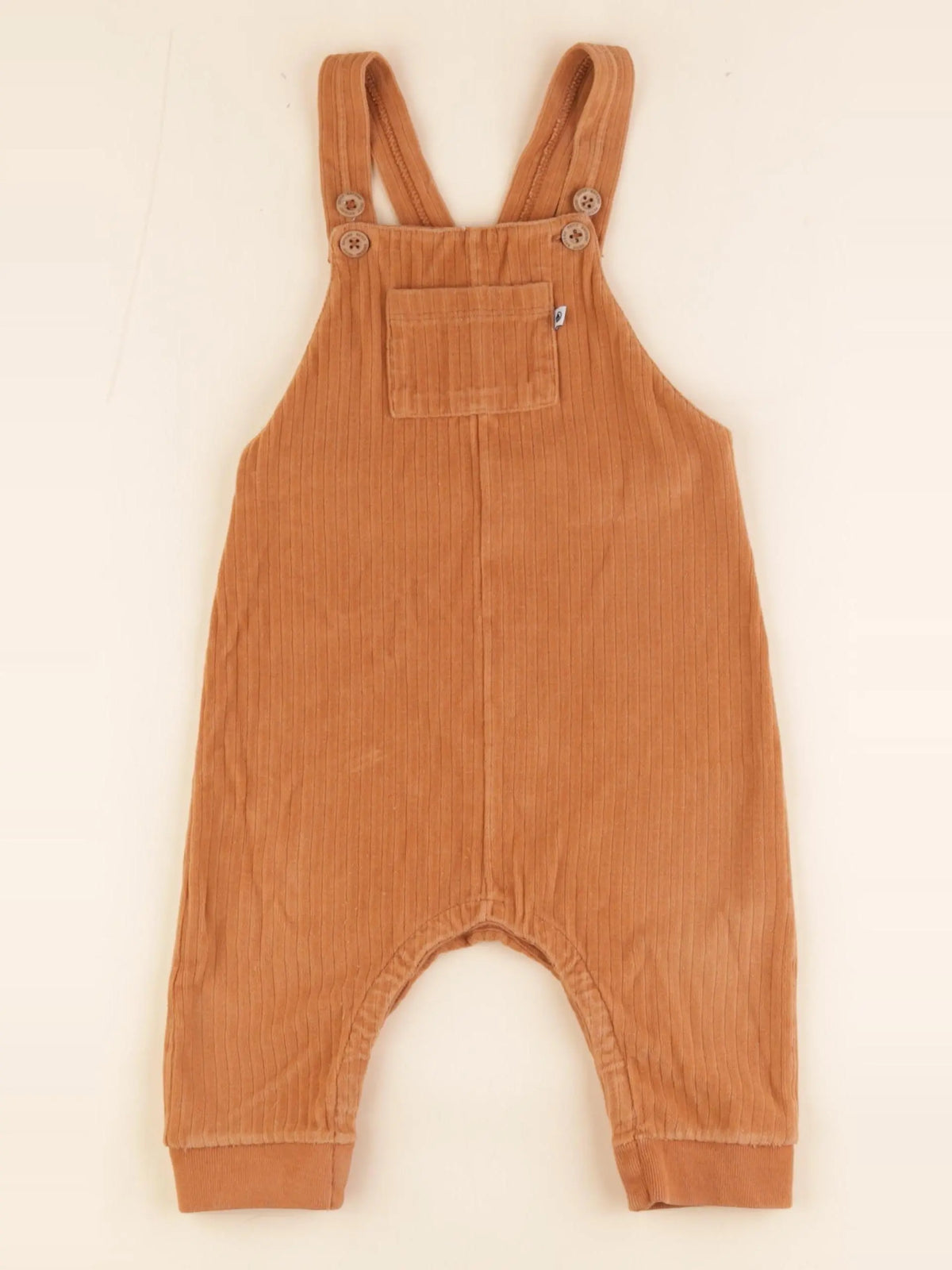 Petit Bateau - salopette marron - 18 mois
