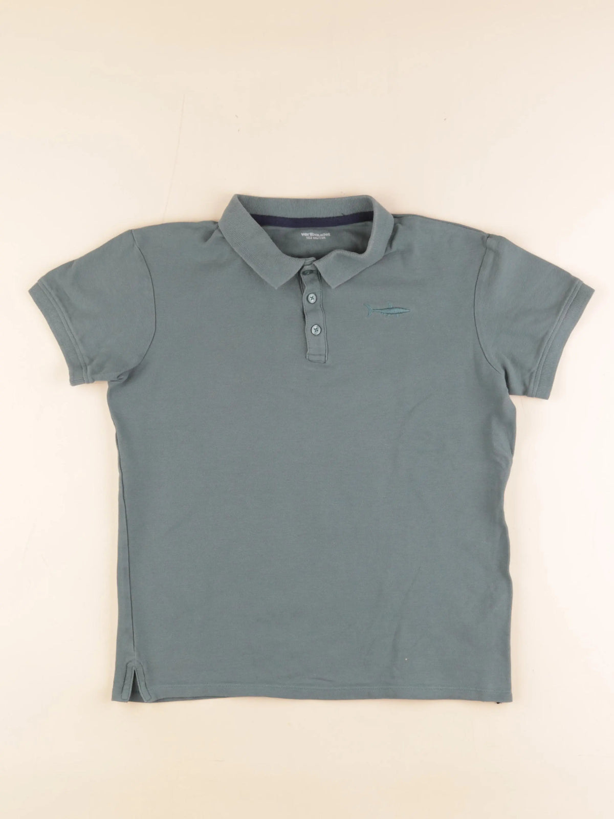 Vertbaudet - polo vert - 12 ans