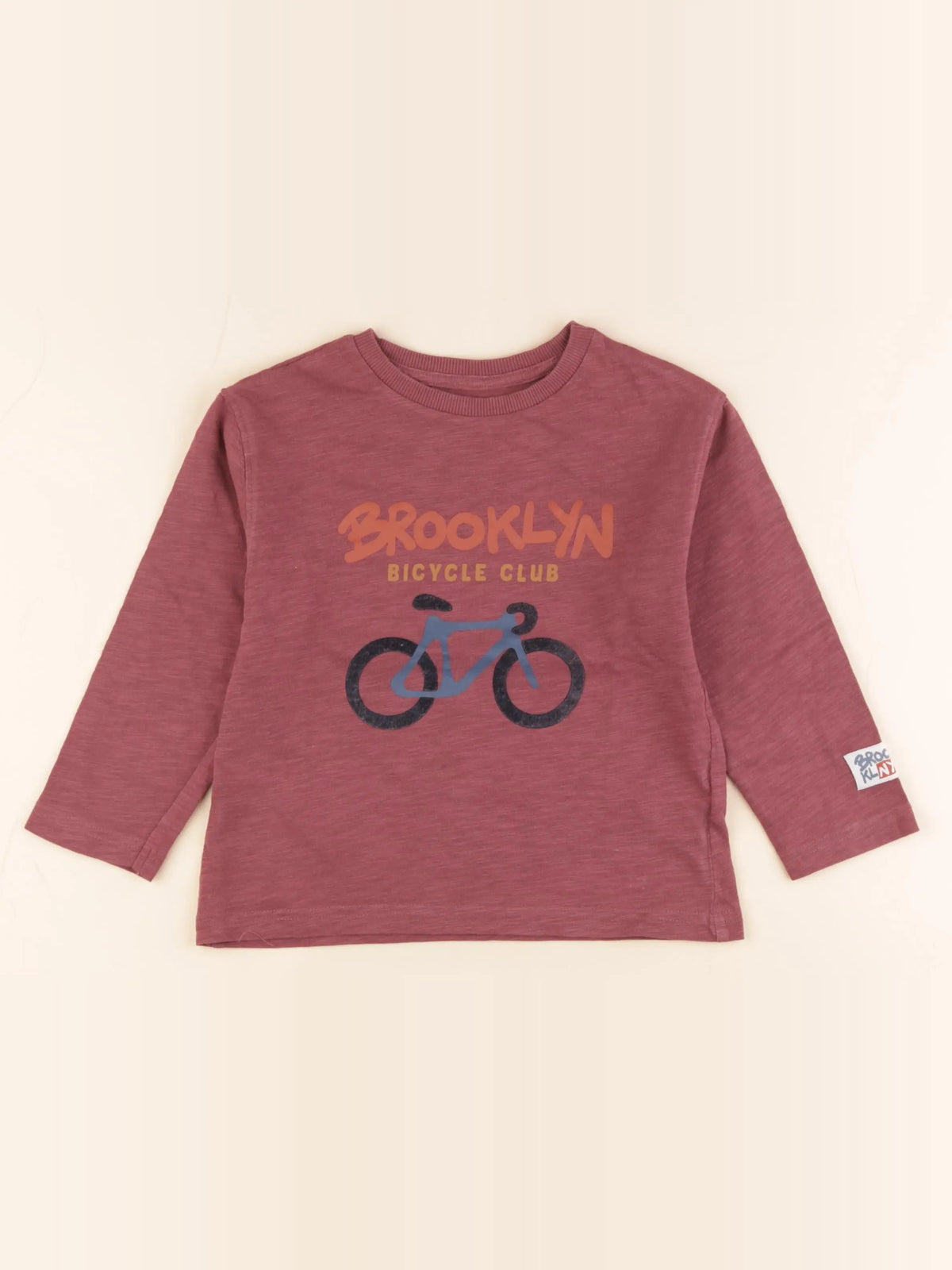 Vertbaudet - tee-shirt rouge - 5 ans