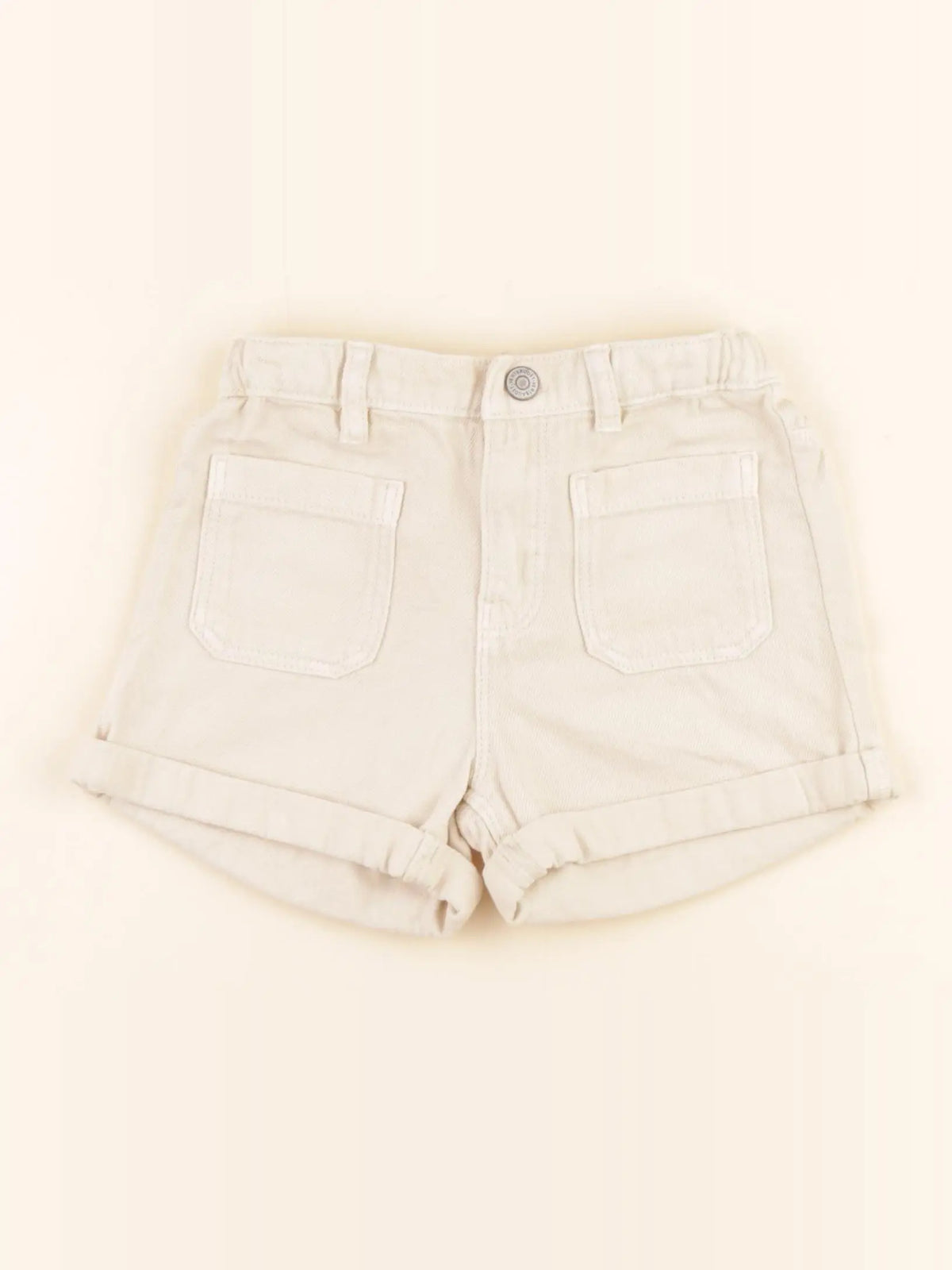 Vertbaudet - short beige - 4 ans