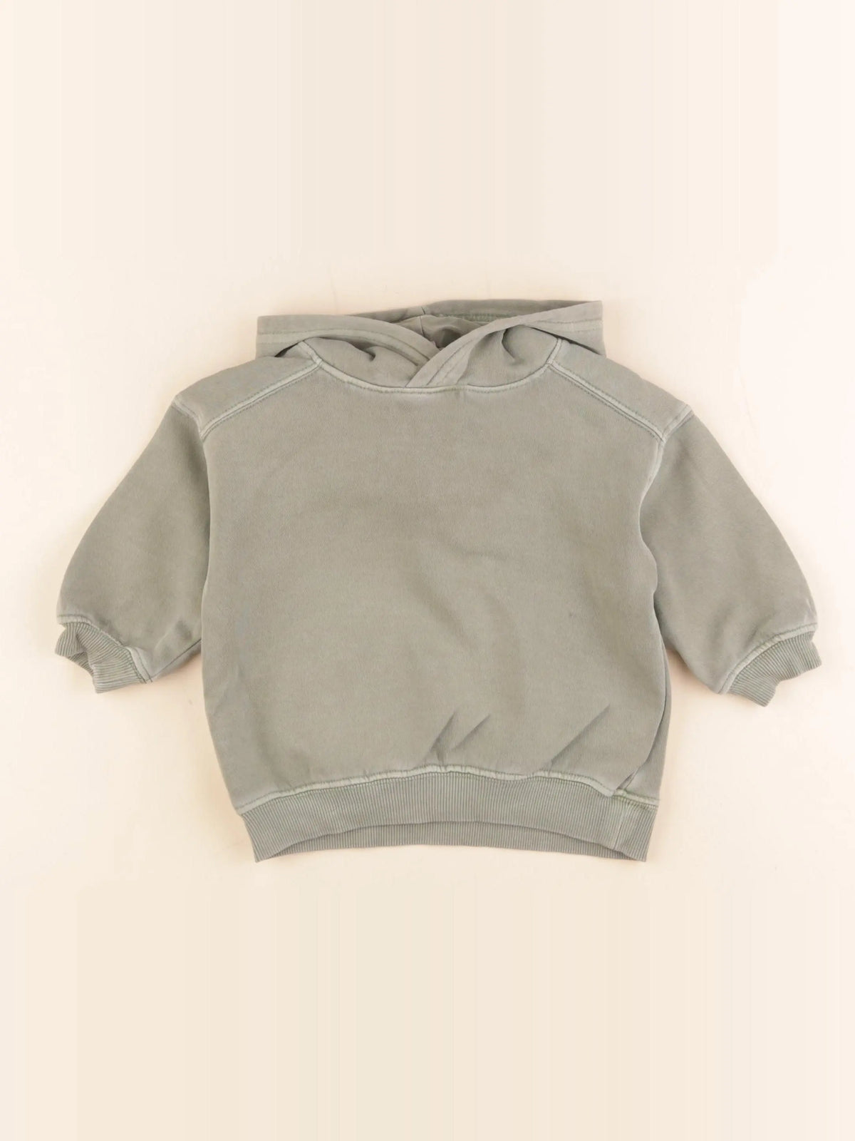 H&M - sweat vert - 6/9 mois