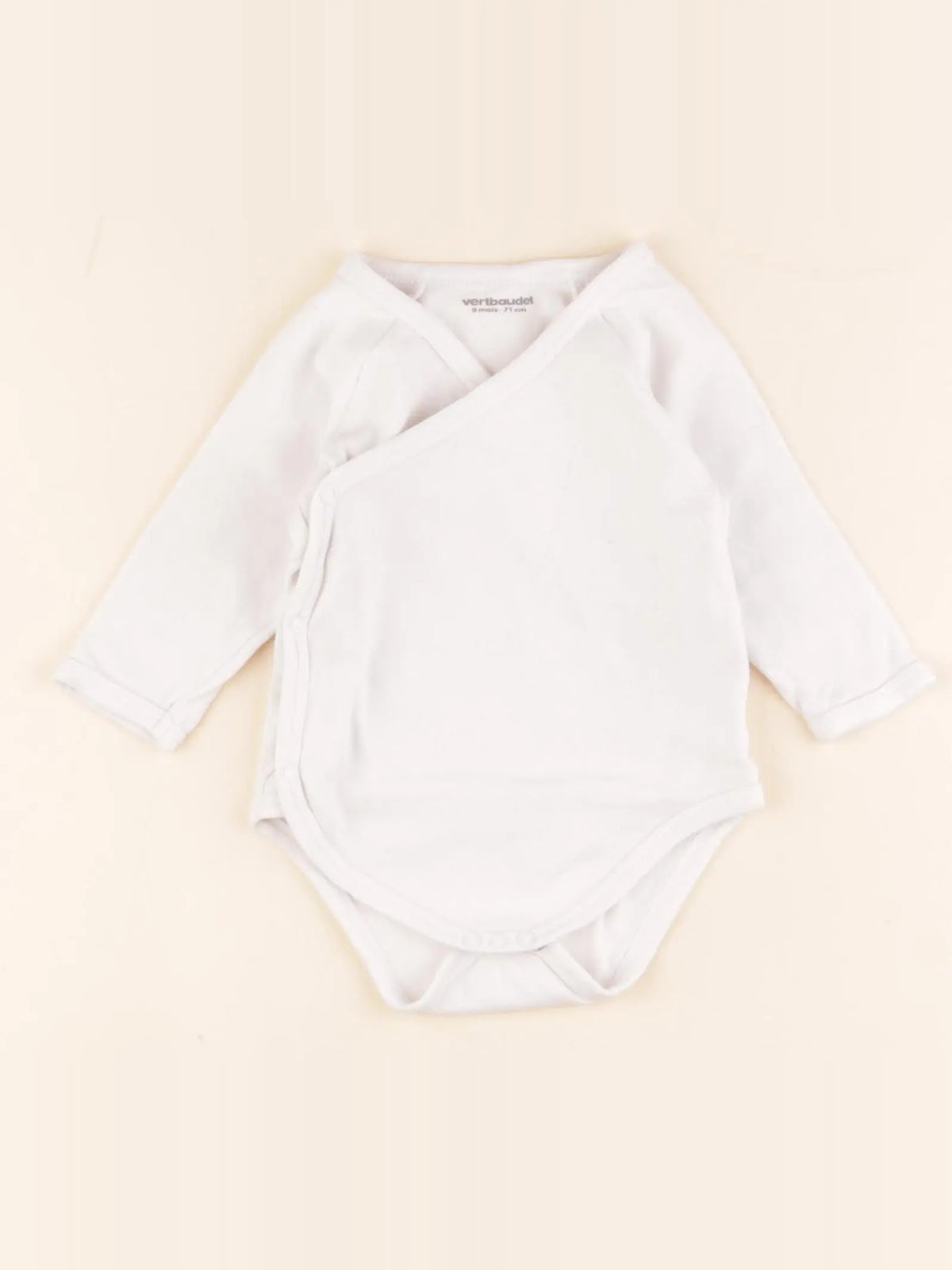 Vertbaudet - body blanc - 9 mois