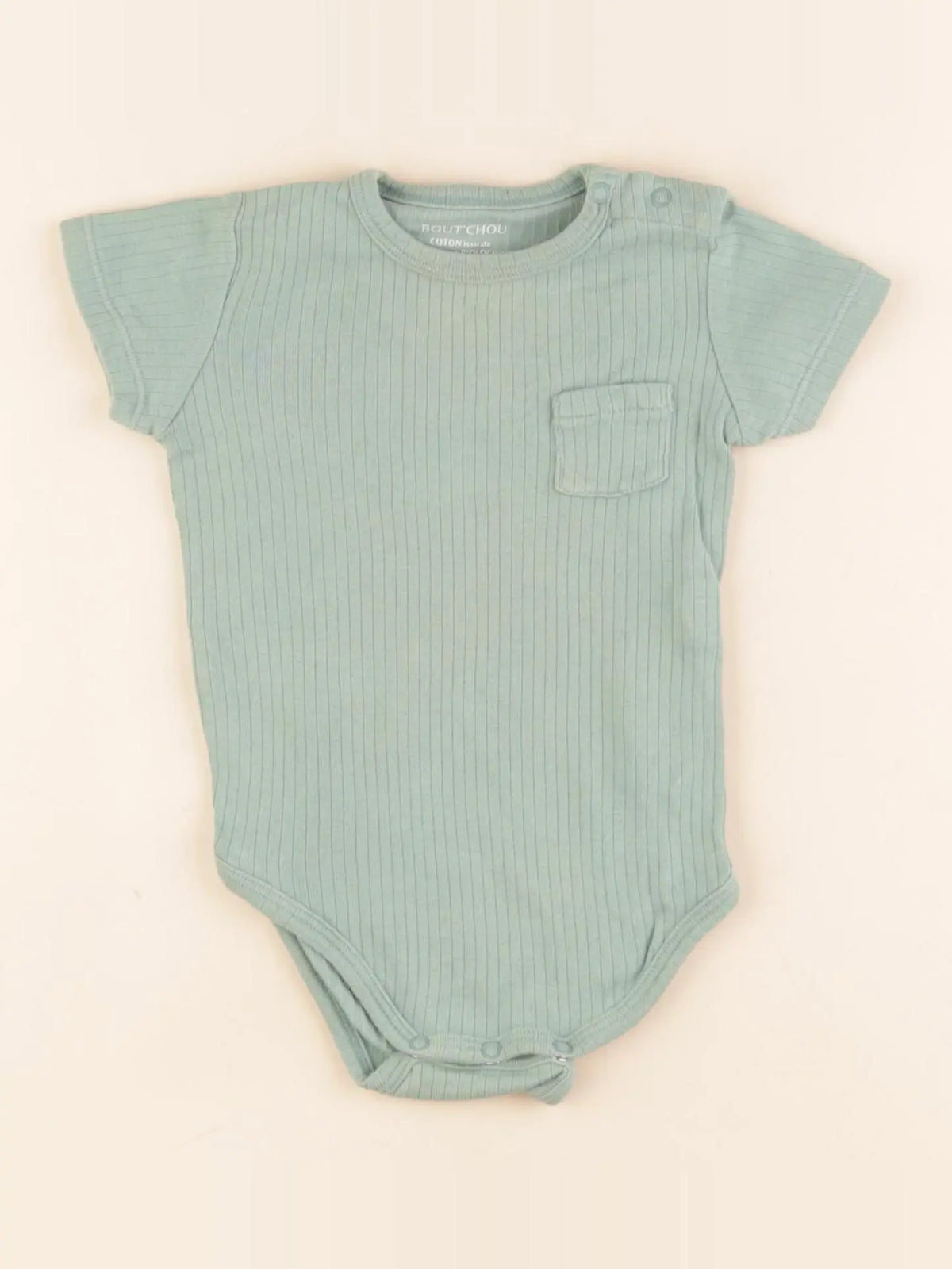Boutchou - body vert - 9 mois