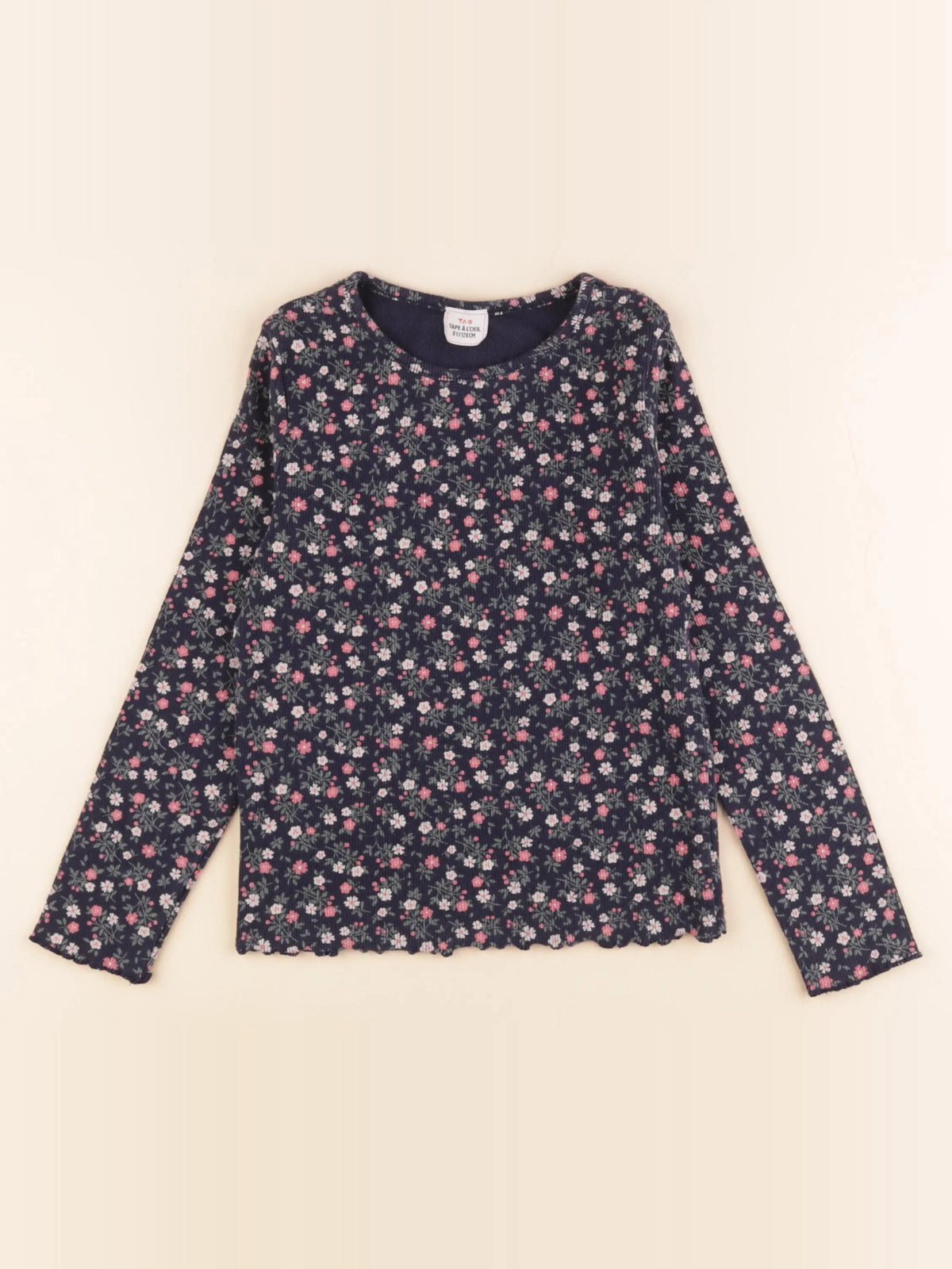 Tape à l'oeil - tee-shirt bleu, rose - 8 ans