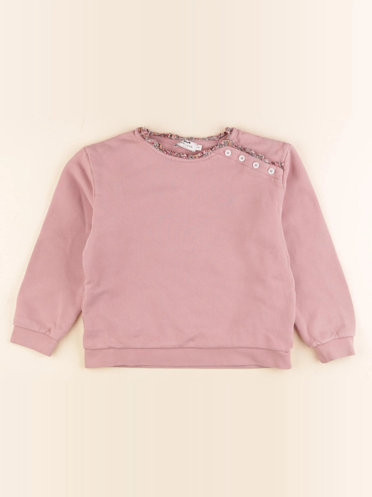 Cyrillus - sweat rose - 10 ans