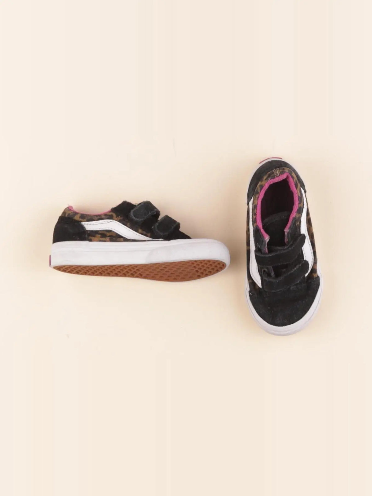 Vans - tennis à scratch/ lacets multicolore - pointure 24