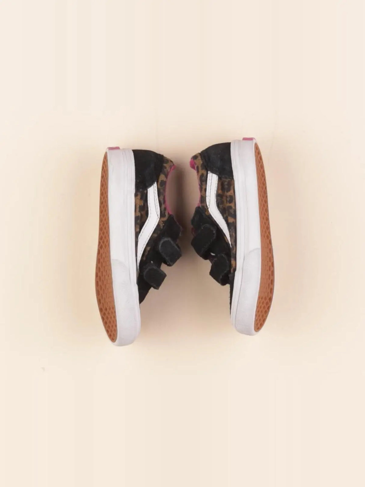 Vans - tennis à scratch/ lacets multicolore - pointure 24
