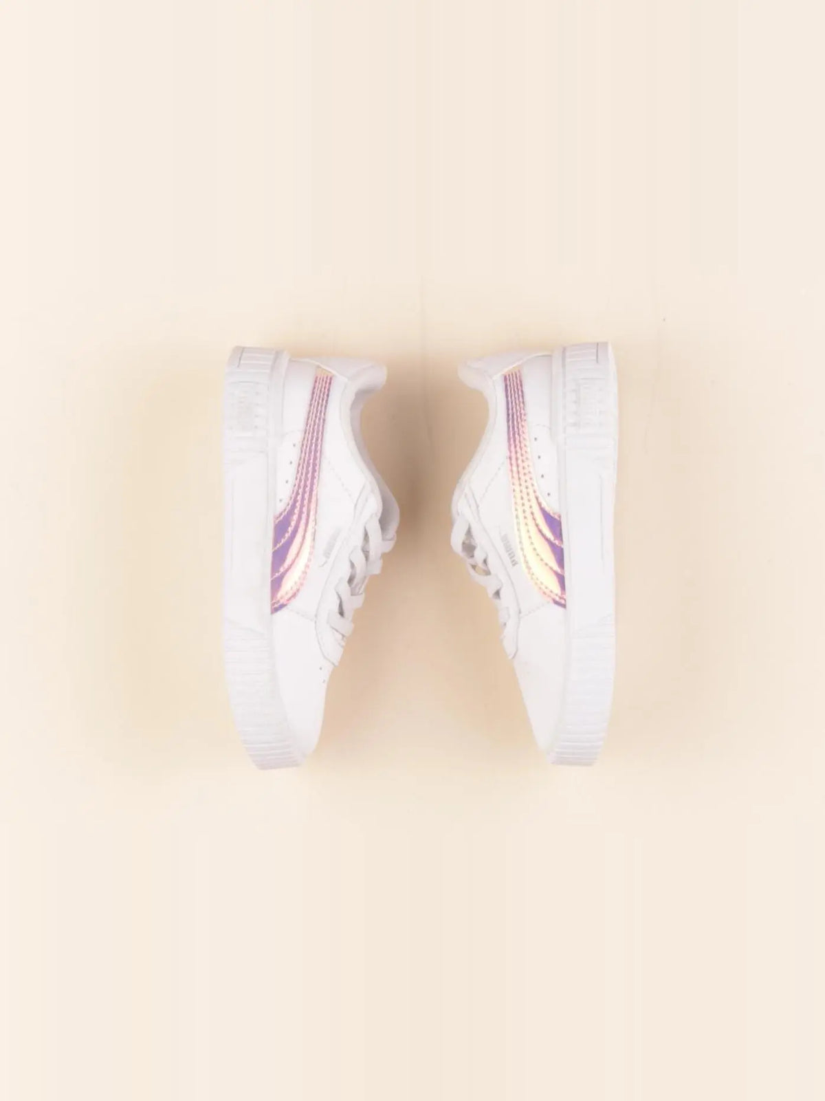 Puma - baskets blanc, rose - pointure 25