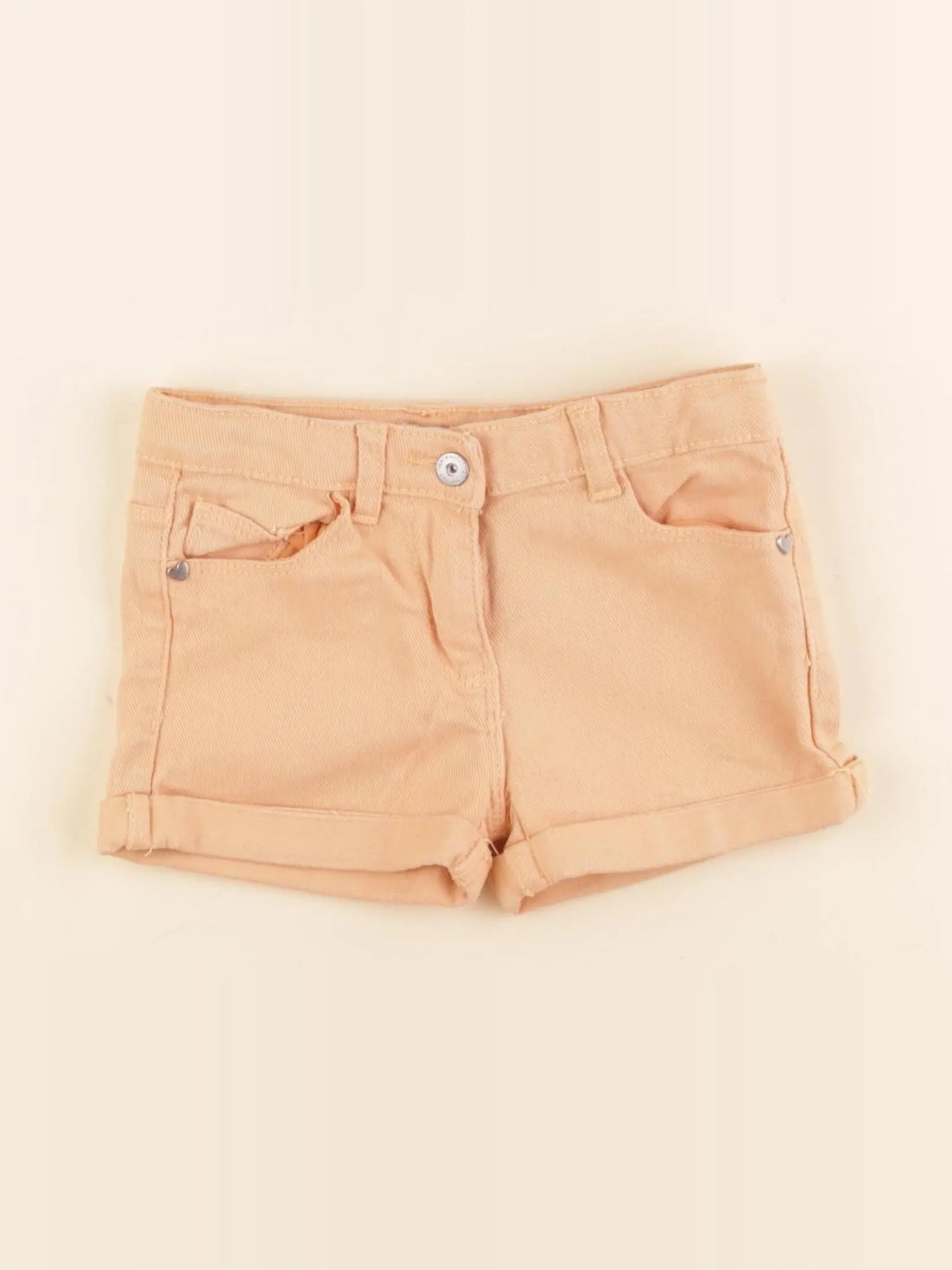 Vertbaudet - short orange - 4 ans