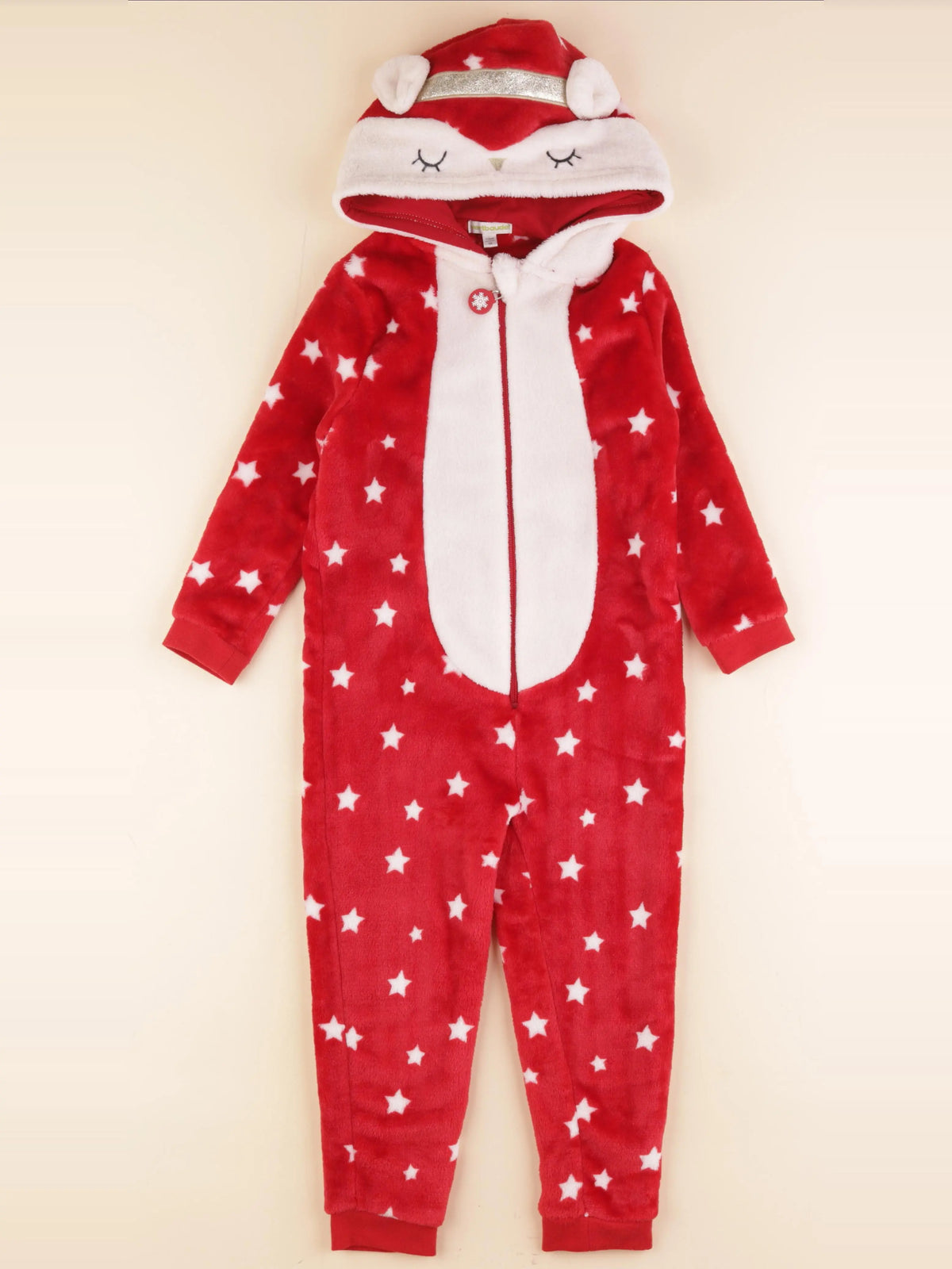 Vertbaudet - sur-pyjama rouge - 5 ans