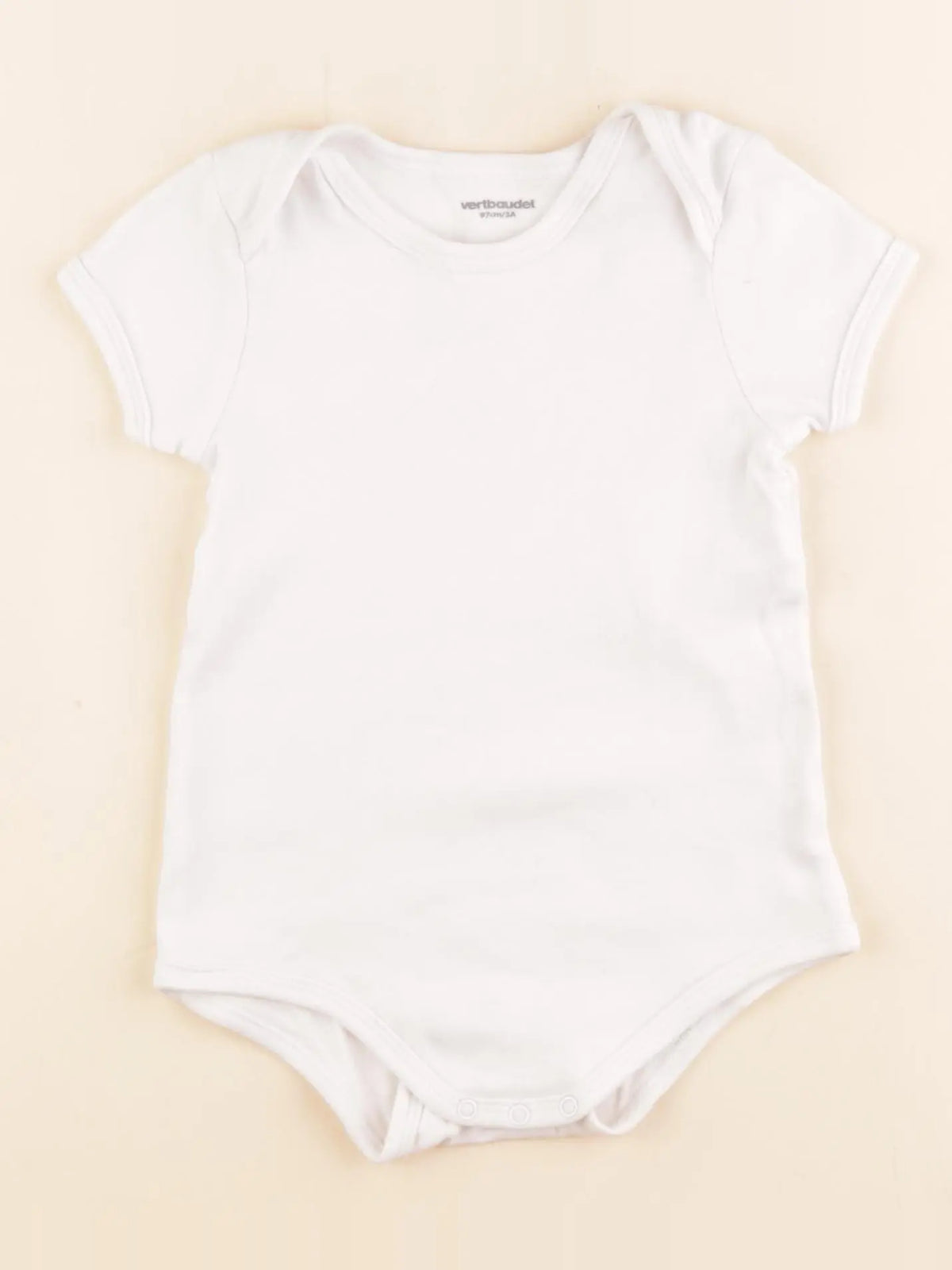 Vertbaudet - body blanc - 3 ans