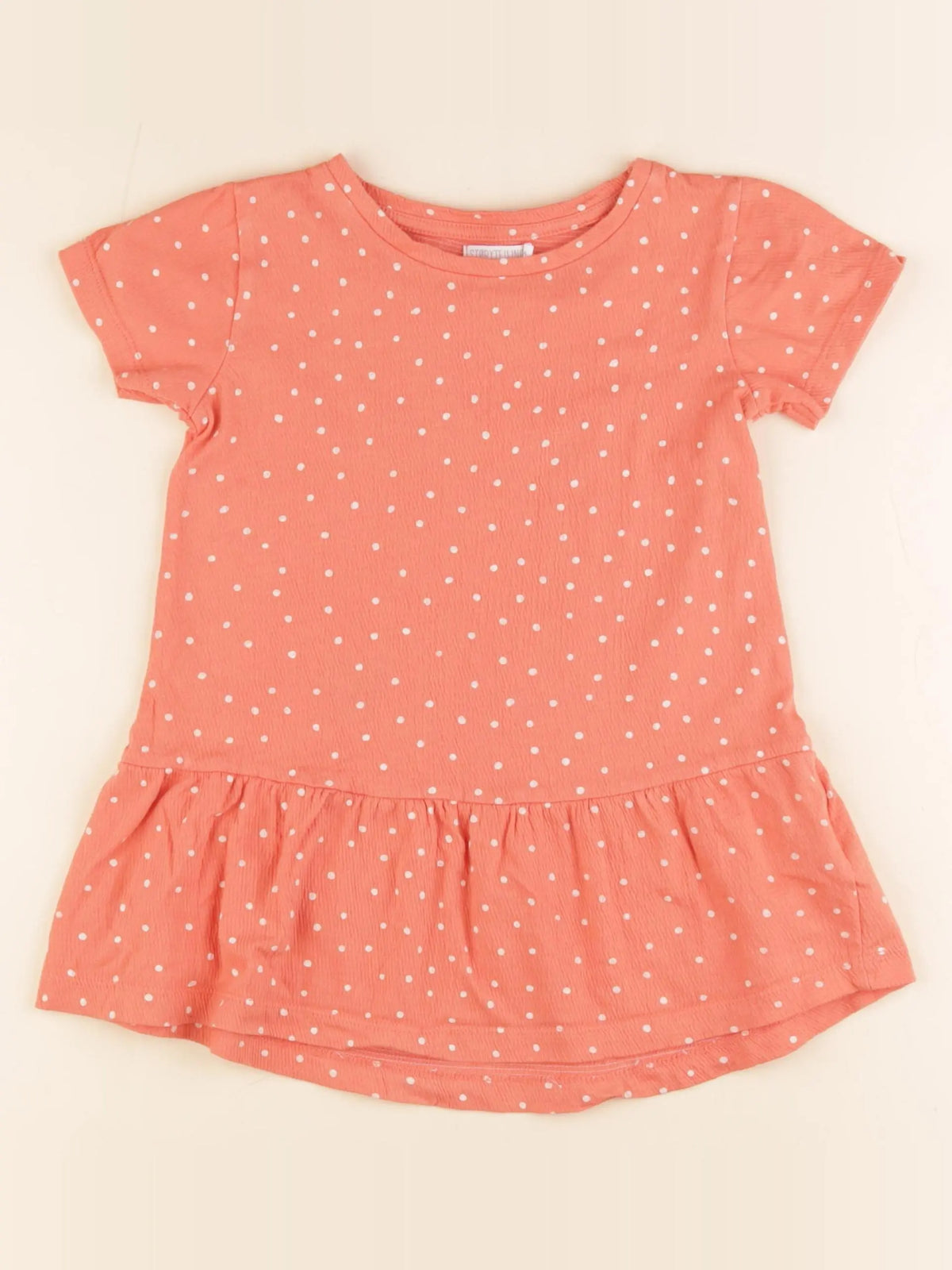 Storytelling - robe orange - 3 ans