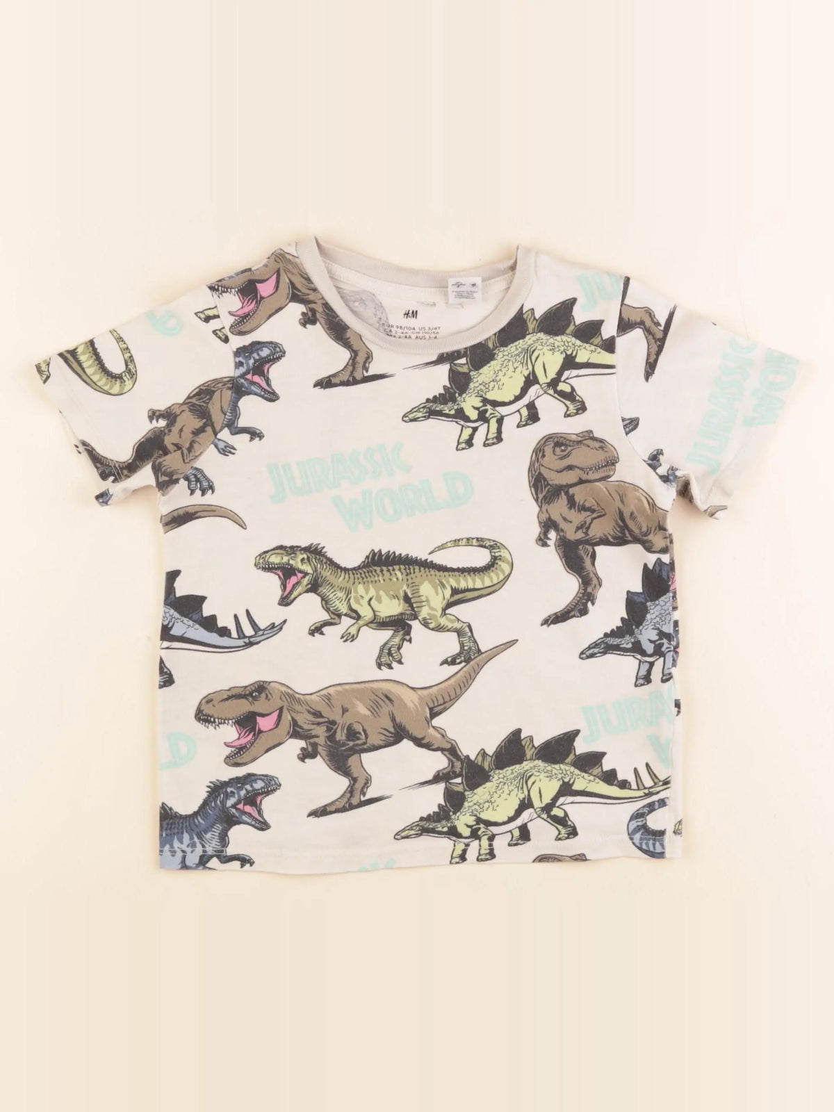 H&M - tee-shirt multicolore - 2/4 ans